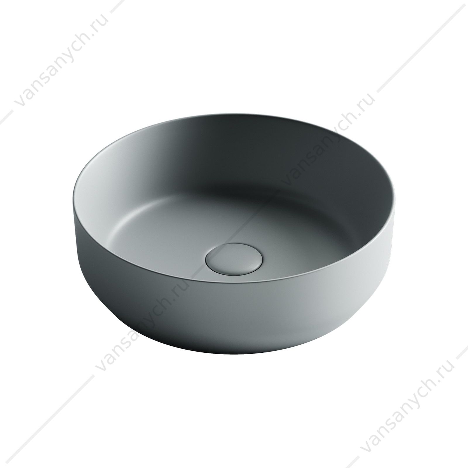 Раковина 39см Ceramica Nova ELEMENT CN6022MH накладная антрацит матовый CERAMICA NOVA (Италия) купить в Тюмени (Ван Саныч™)