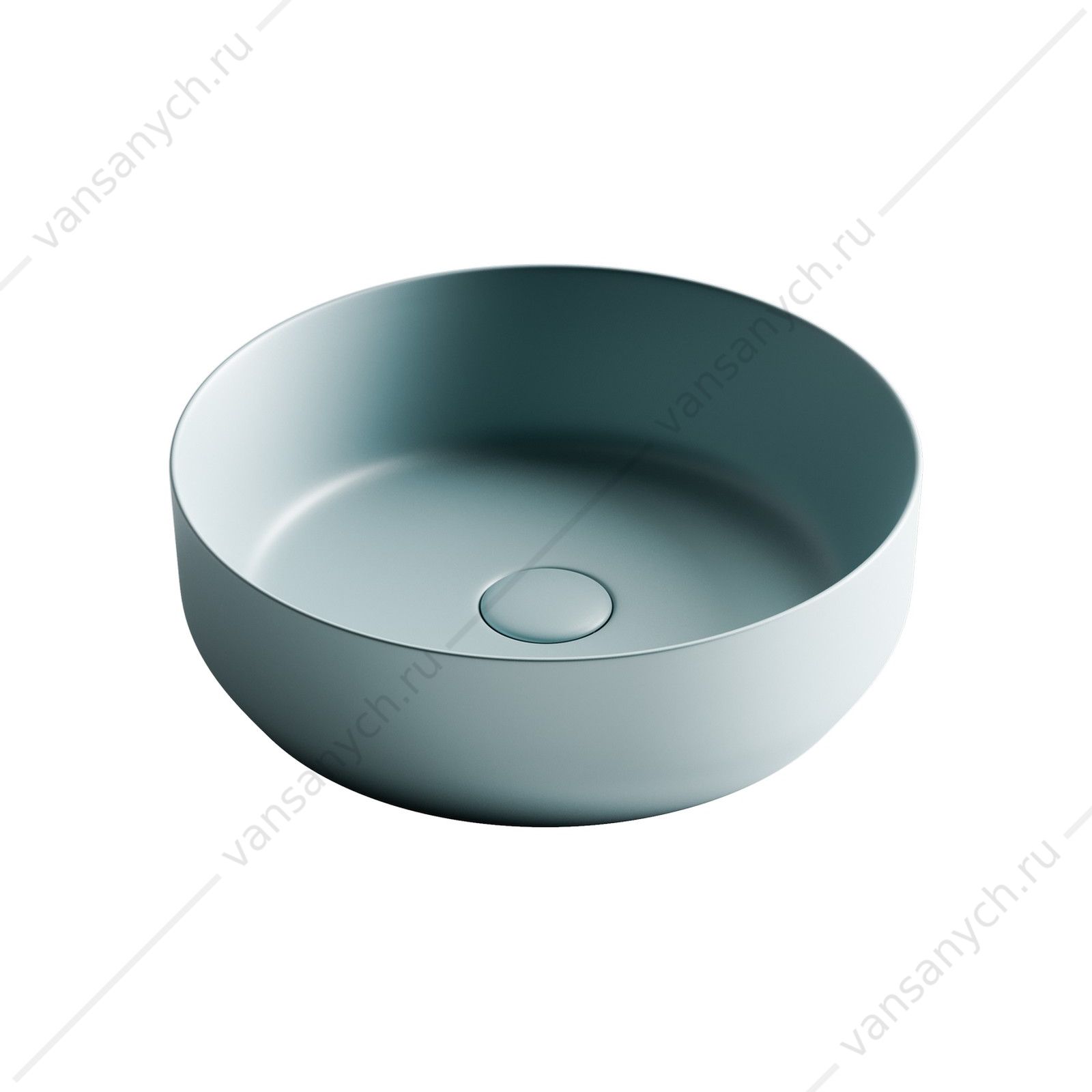 Раковина 39см Ceramica Nova ELEMENT CN6022MLG накладная зеленый матовый CERAMICA NOVA (Италия) купить в Тюмени (Ван Саныч™)