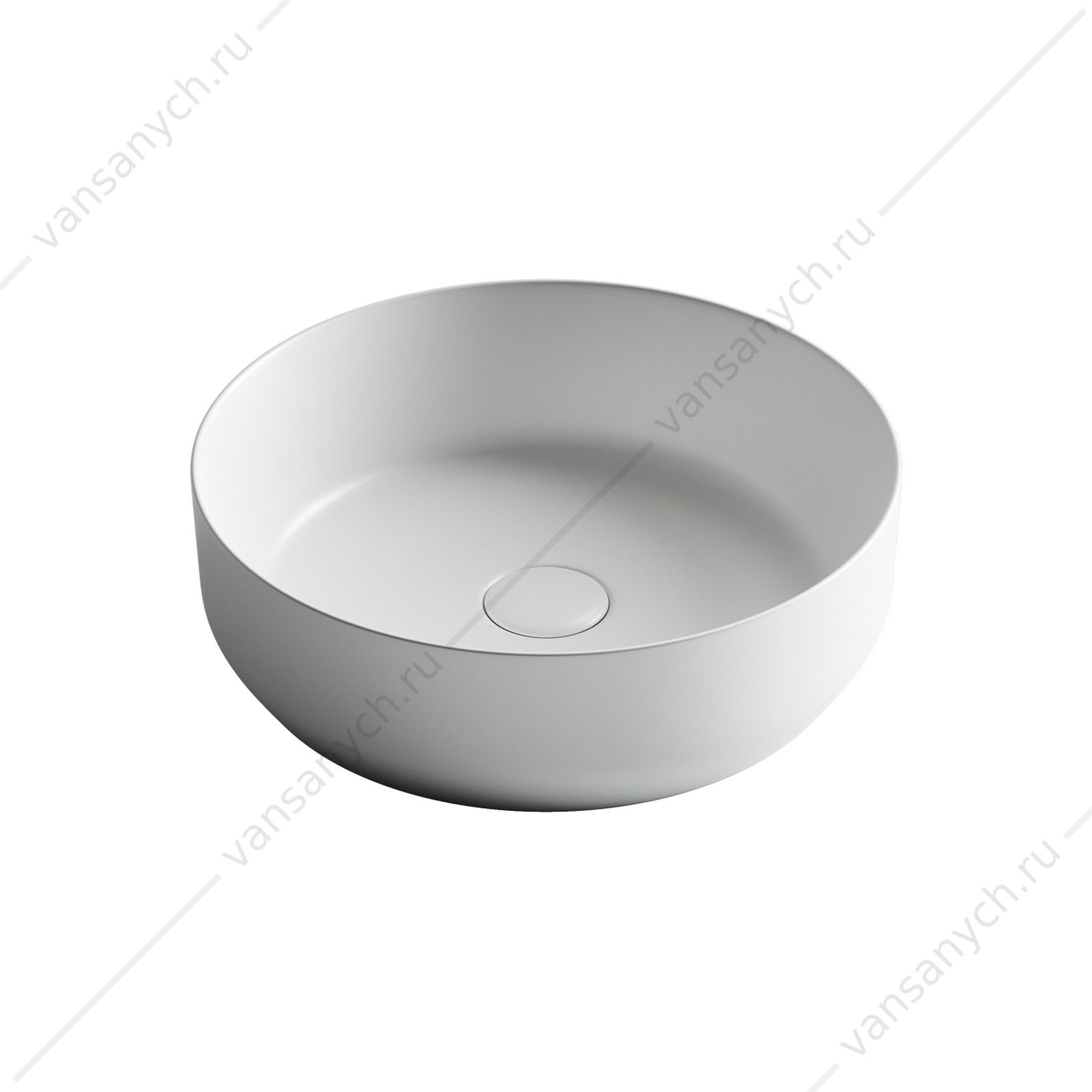 Раковина 39см Ceramica Nova ELEMENT CN6022MW накладная белый матовый CERAMICA NOVA (Италия) купить в Тюмени (Ван Саныч™)