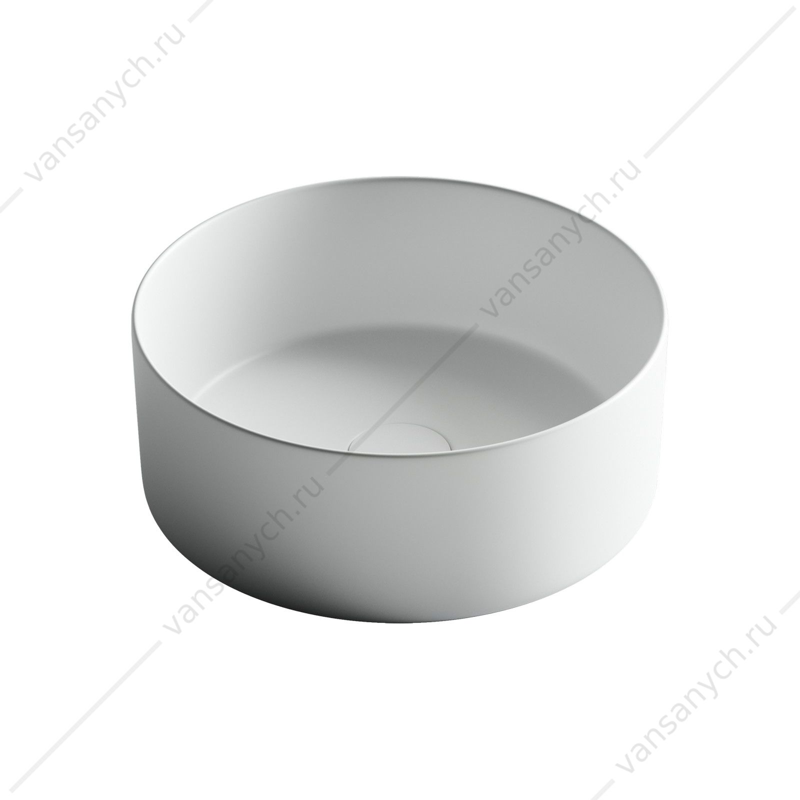 Раковина 36см Ceramica Nova ELEMENT CN6032MW накладная белый матовый CERAMICA NOVA (Италия) купить в Тюмени (Ван Саныч™)