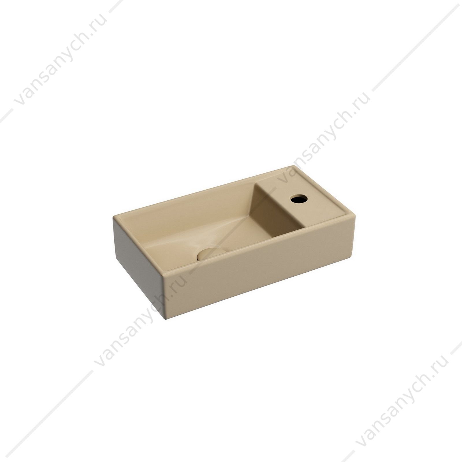 Раковина 42см Ceramica Nova ELEMENT CN6051LMC подвесная бежевый матовый CERAMICA NOVA (Италия) купить в Тюмени (Ван Саныч™)