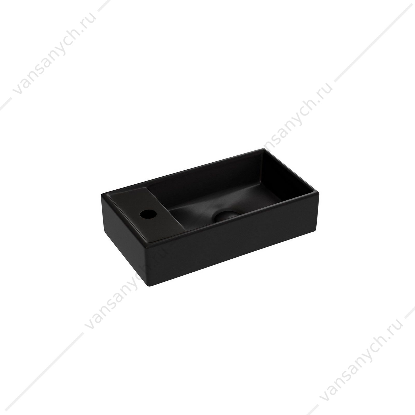 Раковина 42см Ceramica Nova ELEMENT CN6051RMB подвесная черный матовый CERAMICA NOVA (Италия) купить в Тюмени (Ван Саныч™)