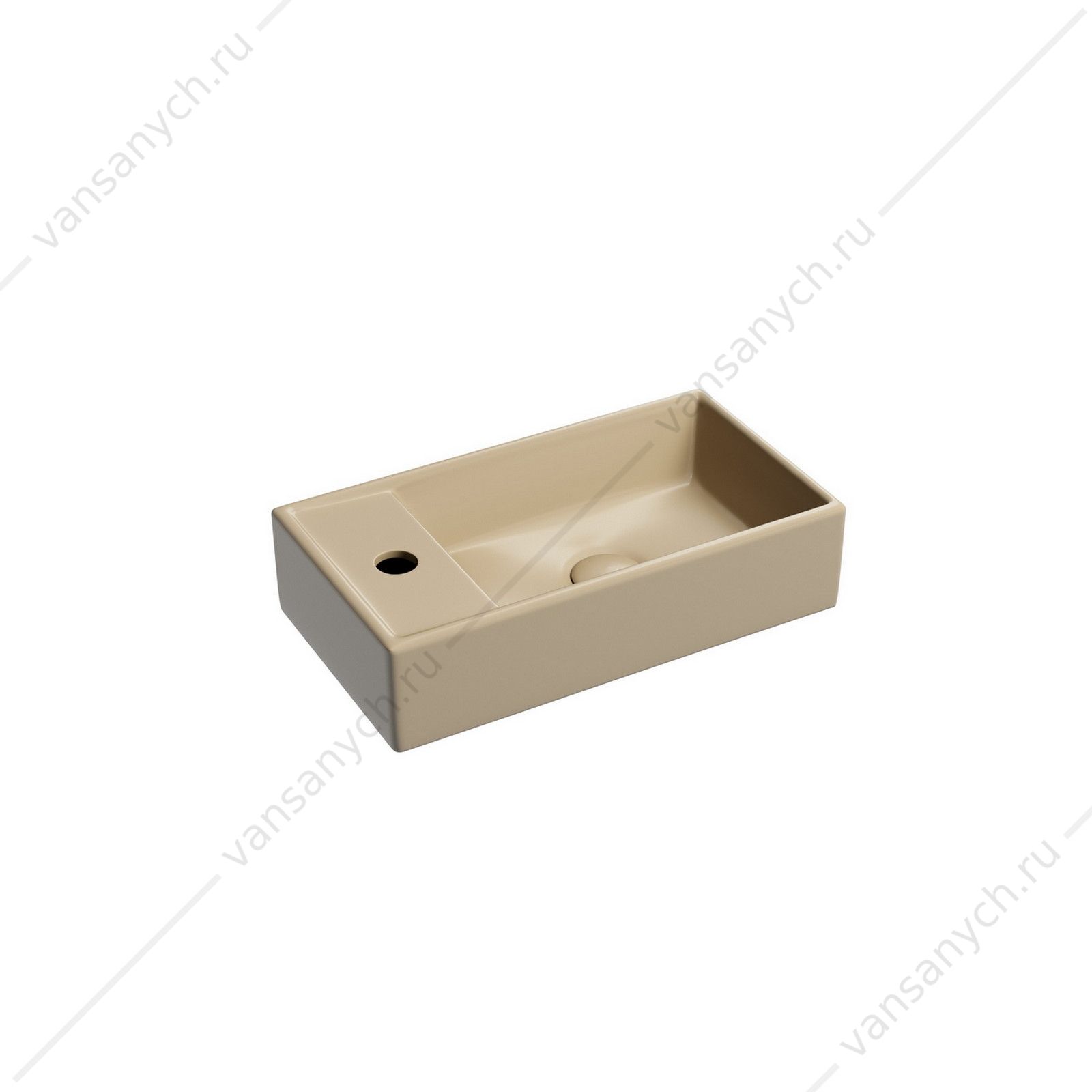 Раковина 42см Ceramica Nova ELEMENT CN6051RMC подвесная бежевый матовый CERAMICA NOVA (Италия) купить в Тюмени (Ван Саныч™)