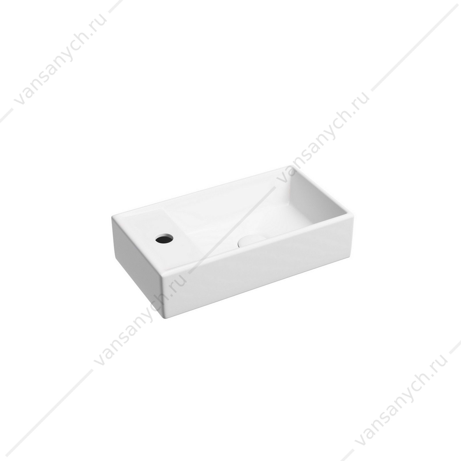 Раковина 42см Ceramica Nova ELEMENT CN6051RMW подвесная белый матовый CERAMICA NOVA (Италия) купить в Тюмени (Ван Саныч™)