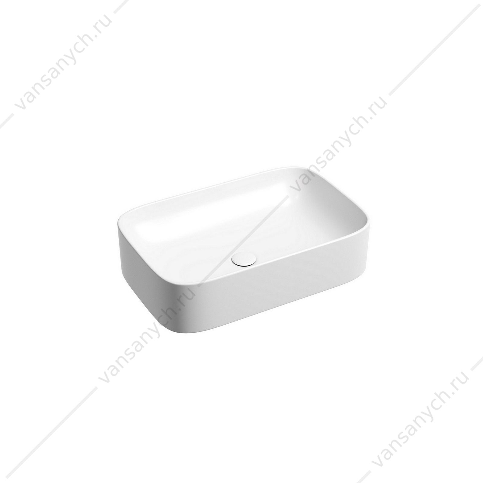 Раковина 61см Ceramica Nova ELEMENT CN6053MW накладная белый матовый CERAMICA NOVA (Италия) купить в Тюмени (Ван Саныч™)