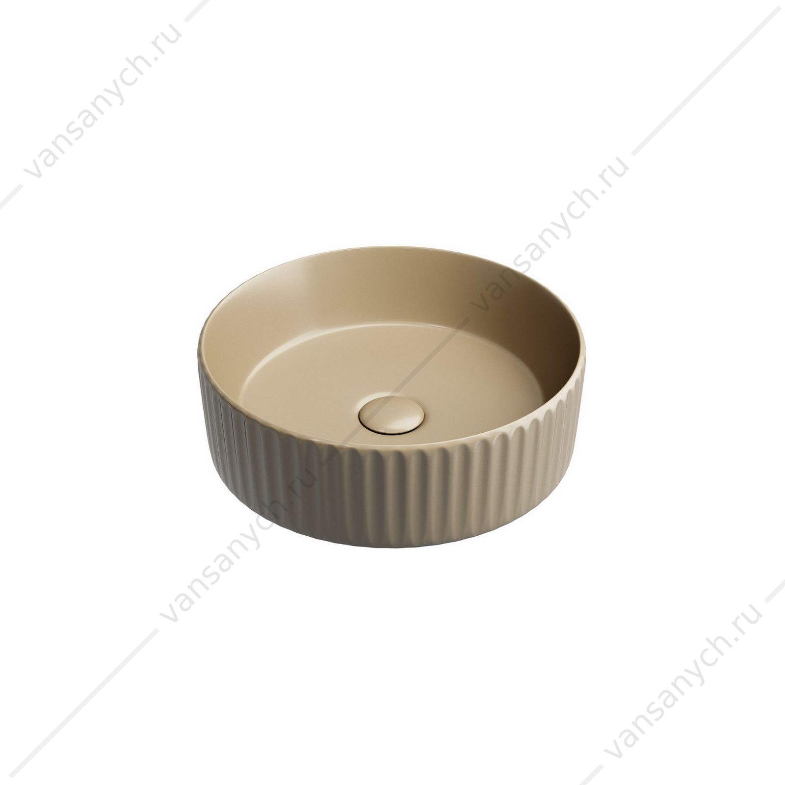 Раковина 36см Ceramica Nova ELEMENT CN6057MC накладная бежевый матовый CERAMICA NOVA (Италия) купить в Тюмени (Ван Саныч™)