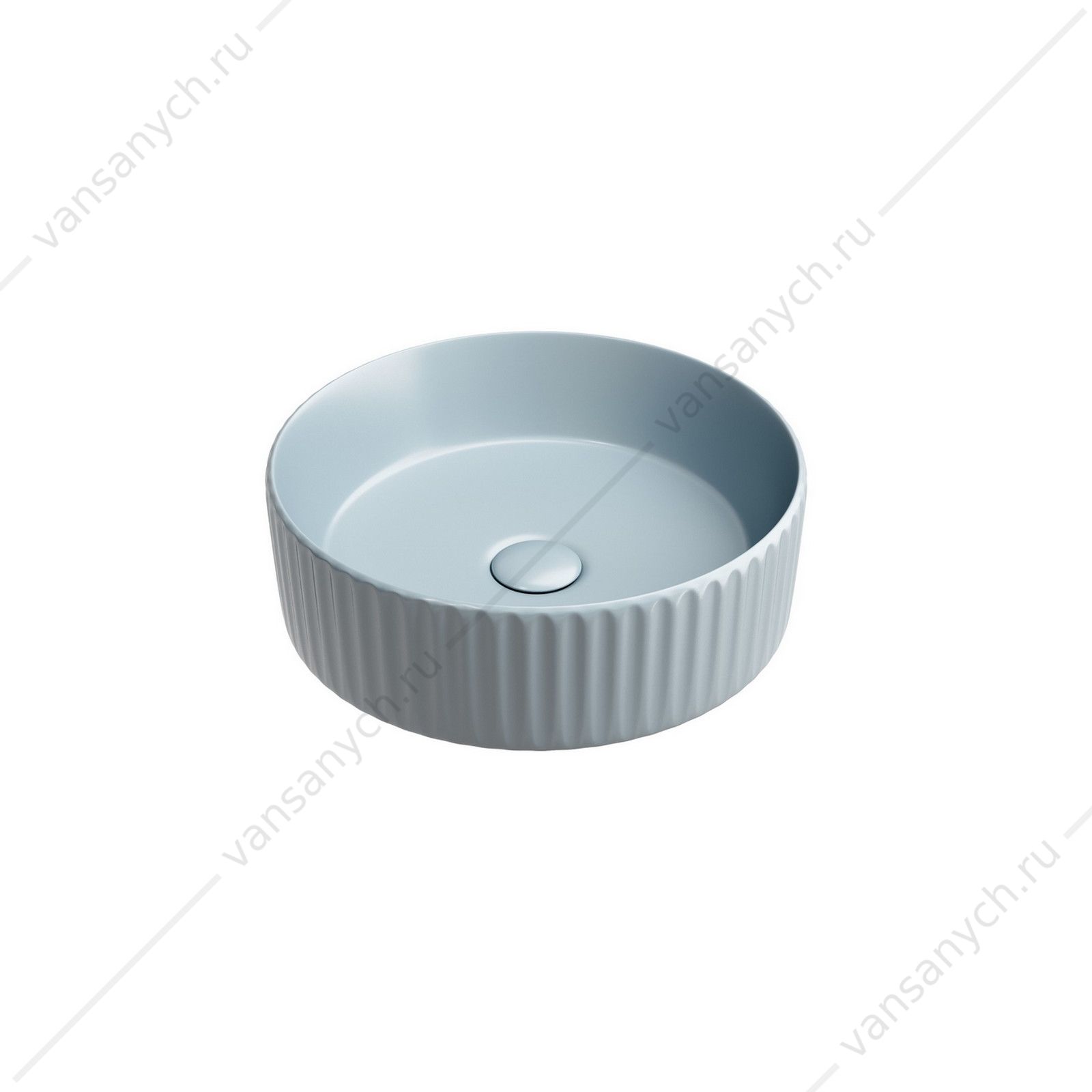 Раковина 36см Ceramica Nova ELEMENT CN6057MHL накладная серо-голубой матовый CERAMICA NOVA (Италия) купить в Тюмени (Ван Саныч™)
