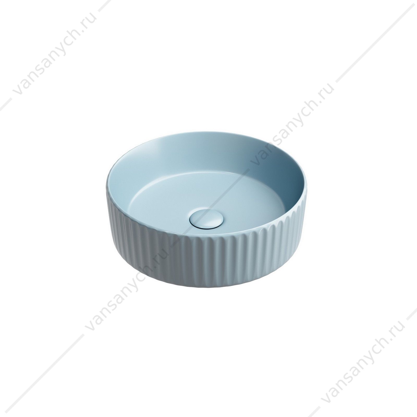 Раковина 36см Ceramica Nova ELEMENT CN6057ML накладная голубой матовый CERAMICA NOVA (Италия) купить в Тюмени (Ван Саныч™)