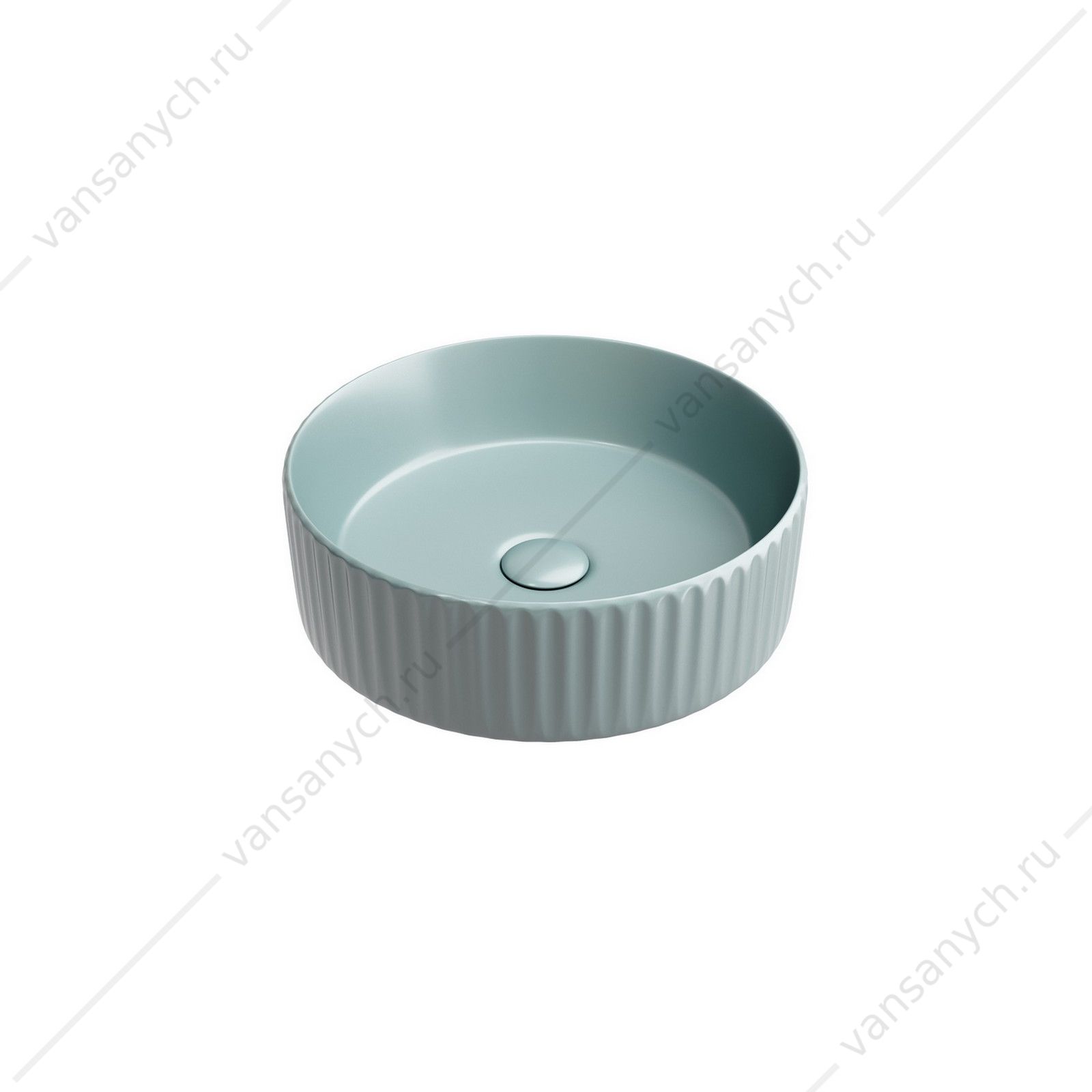 Раковина 36см Ceramica Nova ELEMENT CN6057MLG накладная зеленый матовый CERAMICA NOVA (Италия) купить в Тюмени (Ван Саныч™)