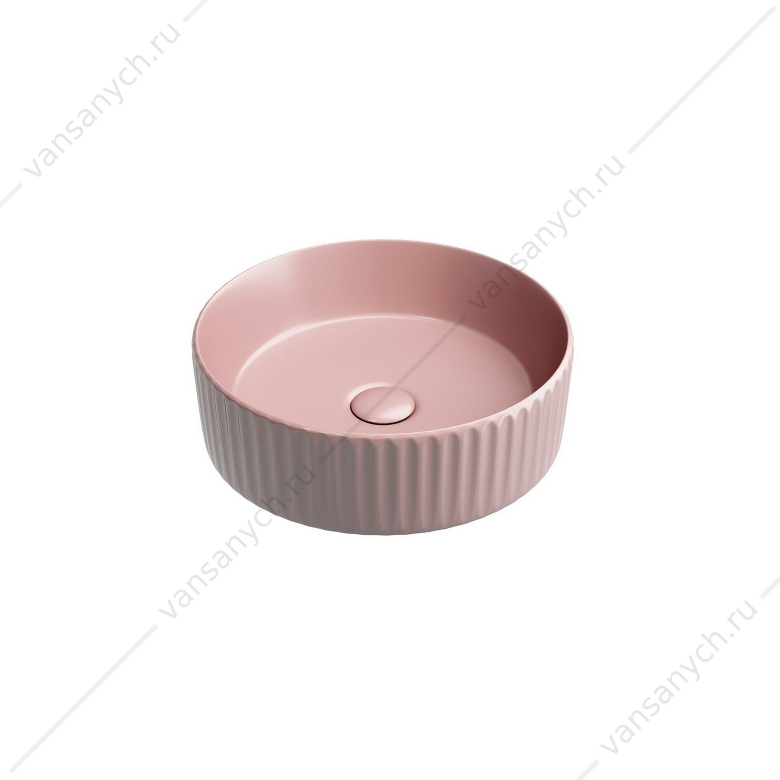 Раковина 36см Ceramica Nova ELEMENT CN6057MP накладная розовый матовый CERAMICA NOVA (Италия) купить в Тюмени (Ван Саныч™)