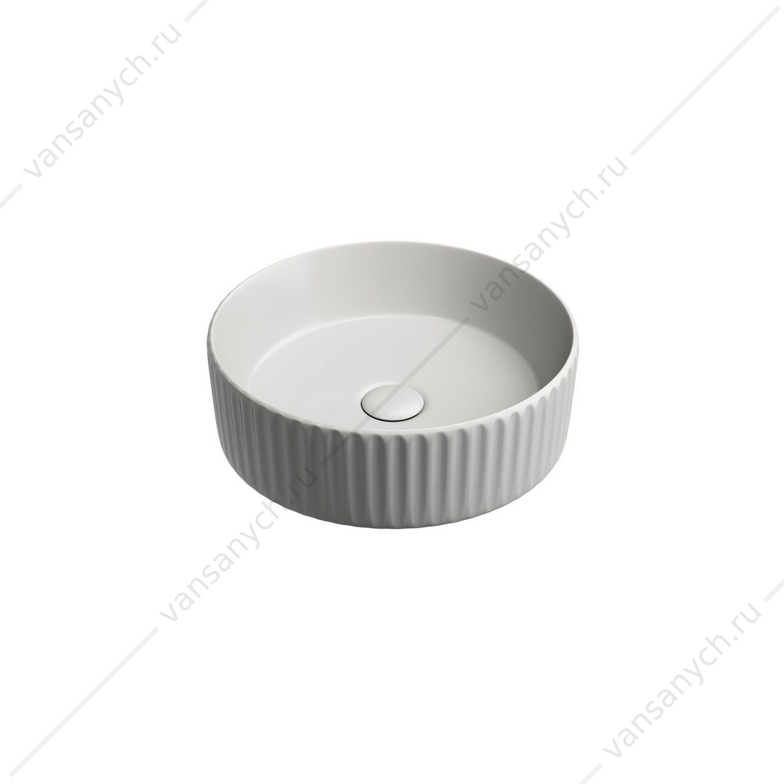 Раковина 36см Ceramica Nova ELEMENT CN6057MSG накладная серый матовый CERAMICA NOVA (Италия) купить в Тюмени (Ван Саныч™)