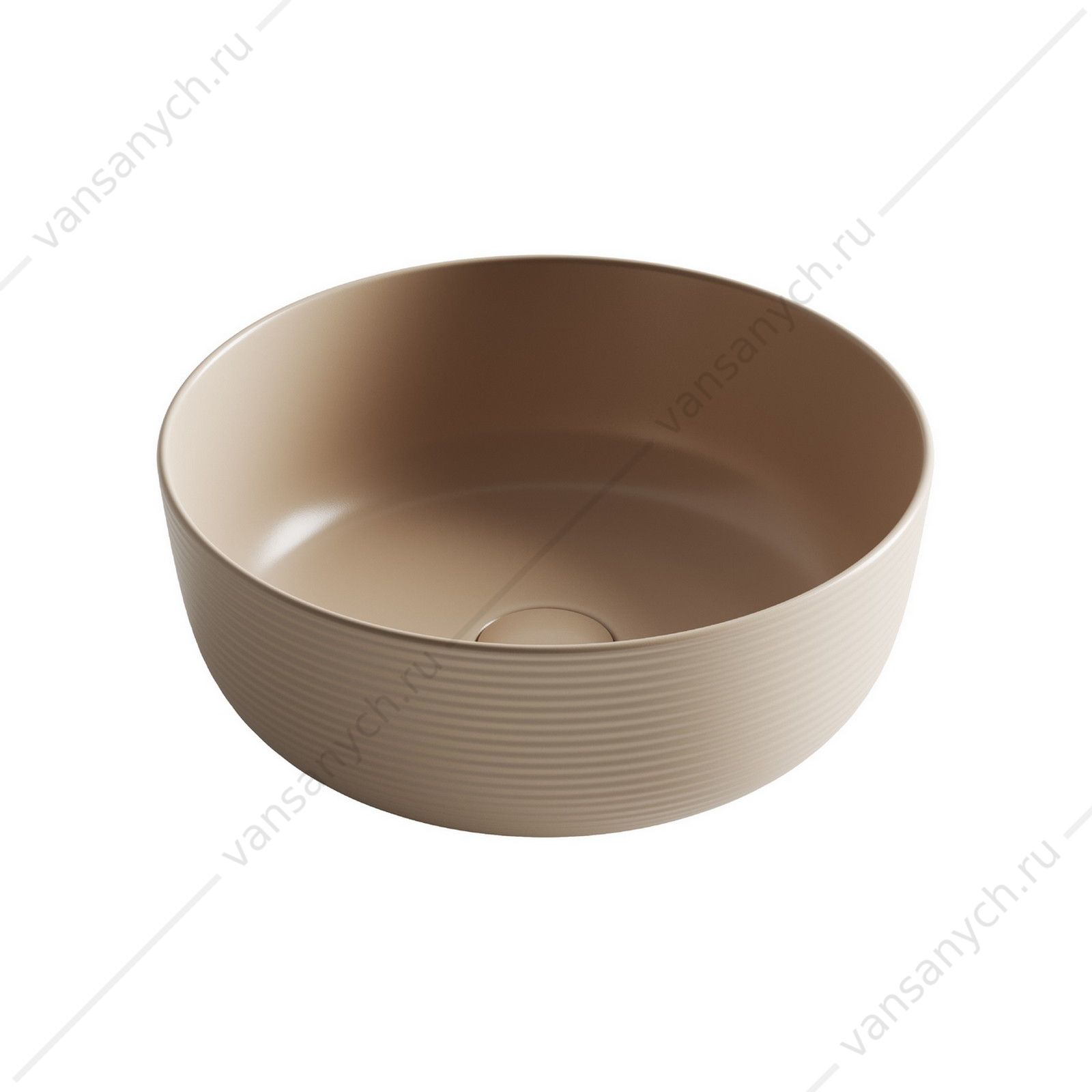 Раковина 36см Ceramica Nova ELEMENT CN6073MC накладная бежевый матовый CERAMICA NOVA (Италия) купить в Тюмени (Ван Саныч™)