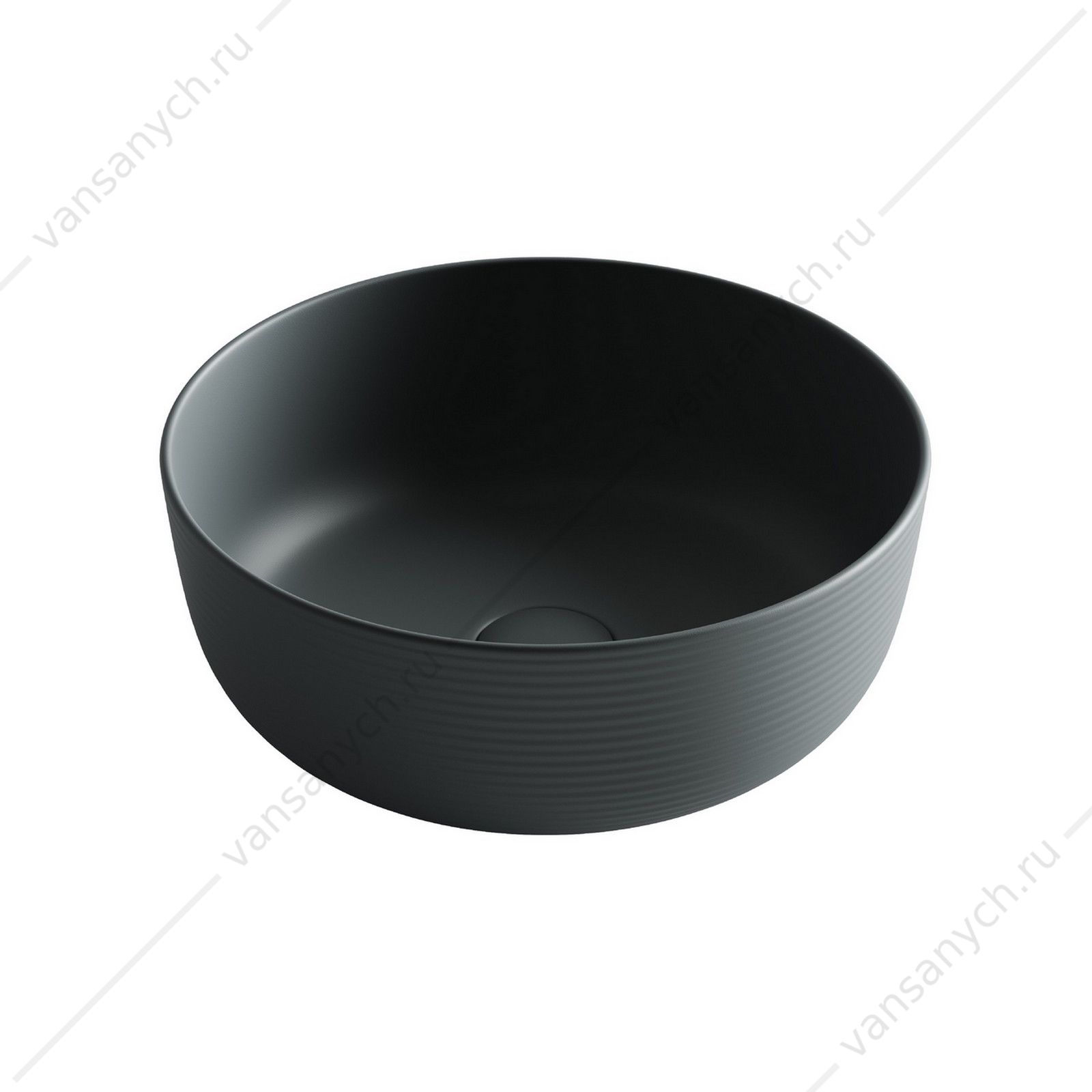 Раковина 36см Ceramica Nova ELEMENT CN6073MDH накладная темный антрацит матовый CERAMICA NOVA (Италия) купить в Тюмени (Ван Саныч™)