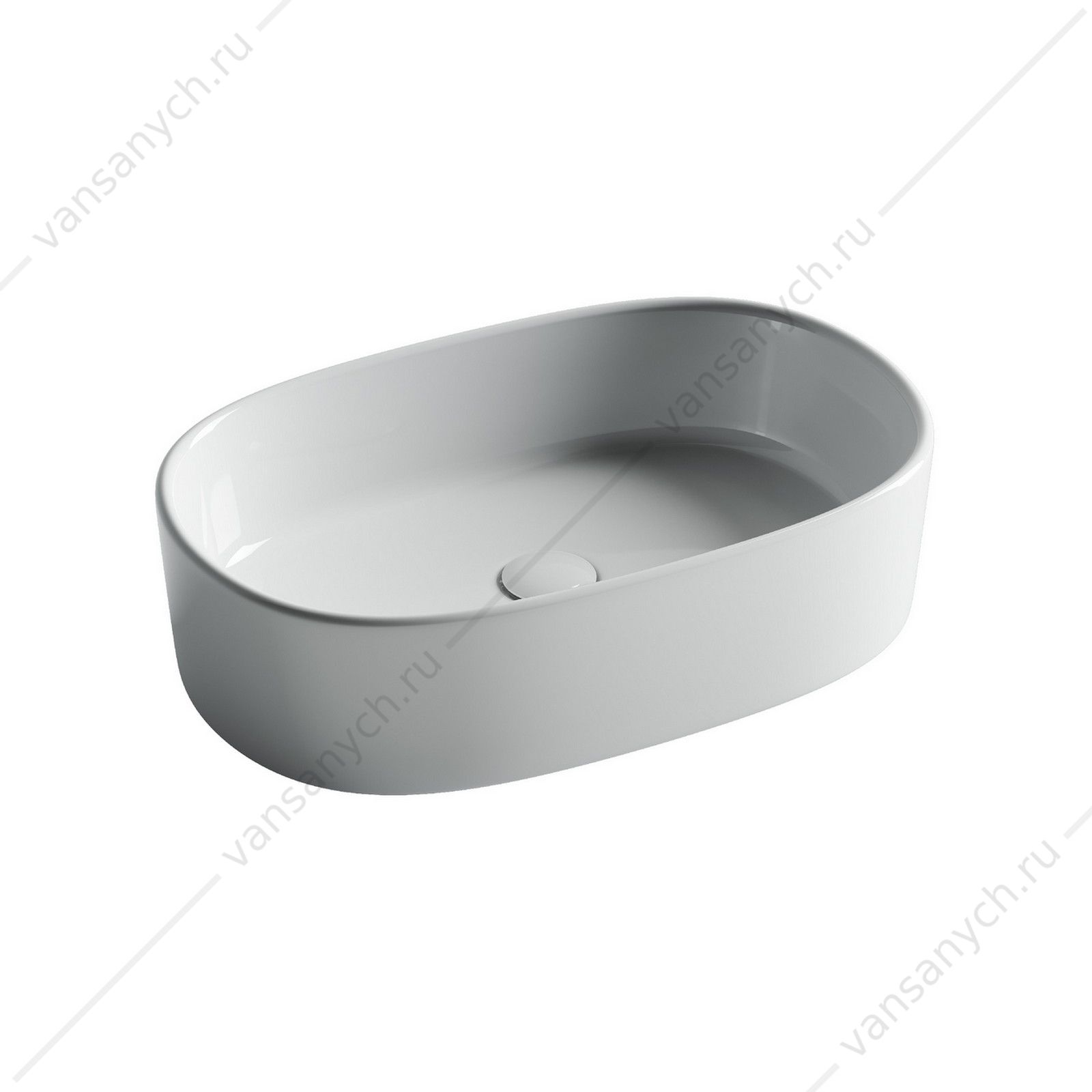 Раковина 56см Ceramica Nova ELEMENT CN6075 накладная белый CERAMICA NOVA (Италия) купить в Тюмени (Ван Саныч™)