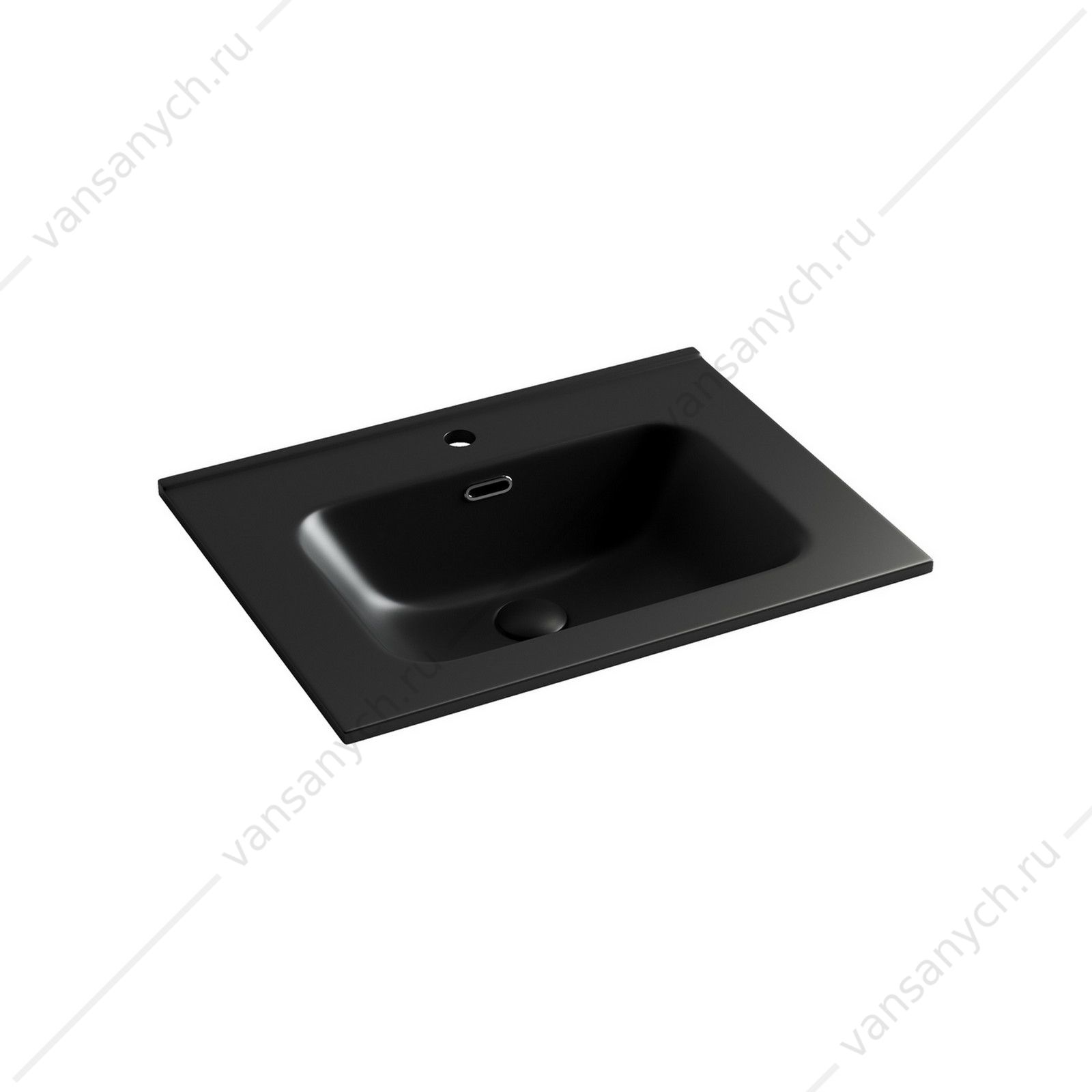Раковина мебельная 61 SANCOS ELEMENT 61х18 Черный матовый CN7001MB CERAMICA NOVA (Италия) купить в Тюмени (Ван Саныч™)