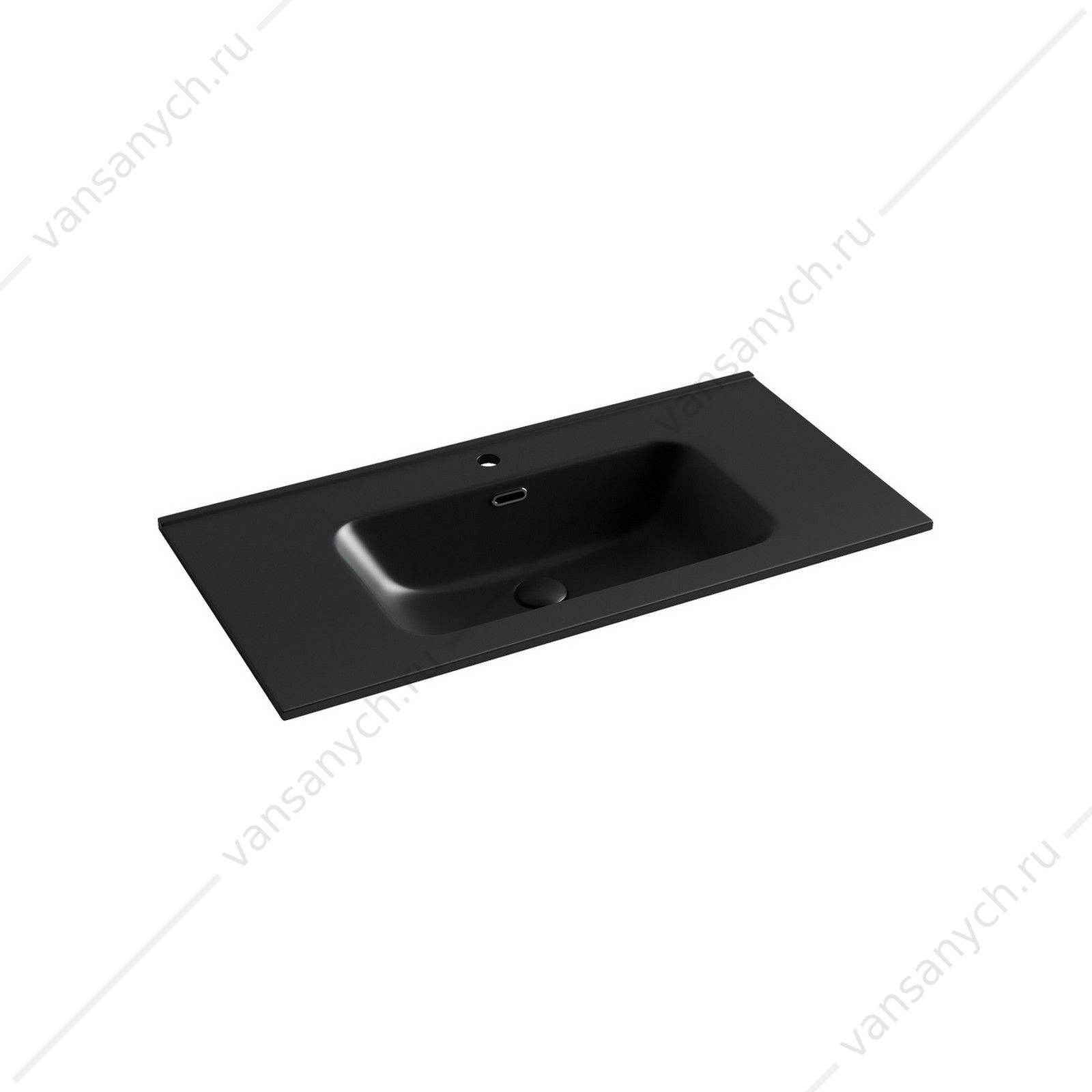 Раковина мебельная 91 SANCOS ELEMENT 91х18 Черный матовый CN7002MB CERAMICA NOVA (Италия) купить в Тюмени (Ван Саныч™)