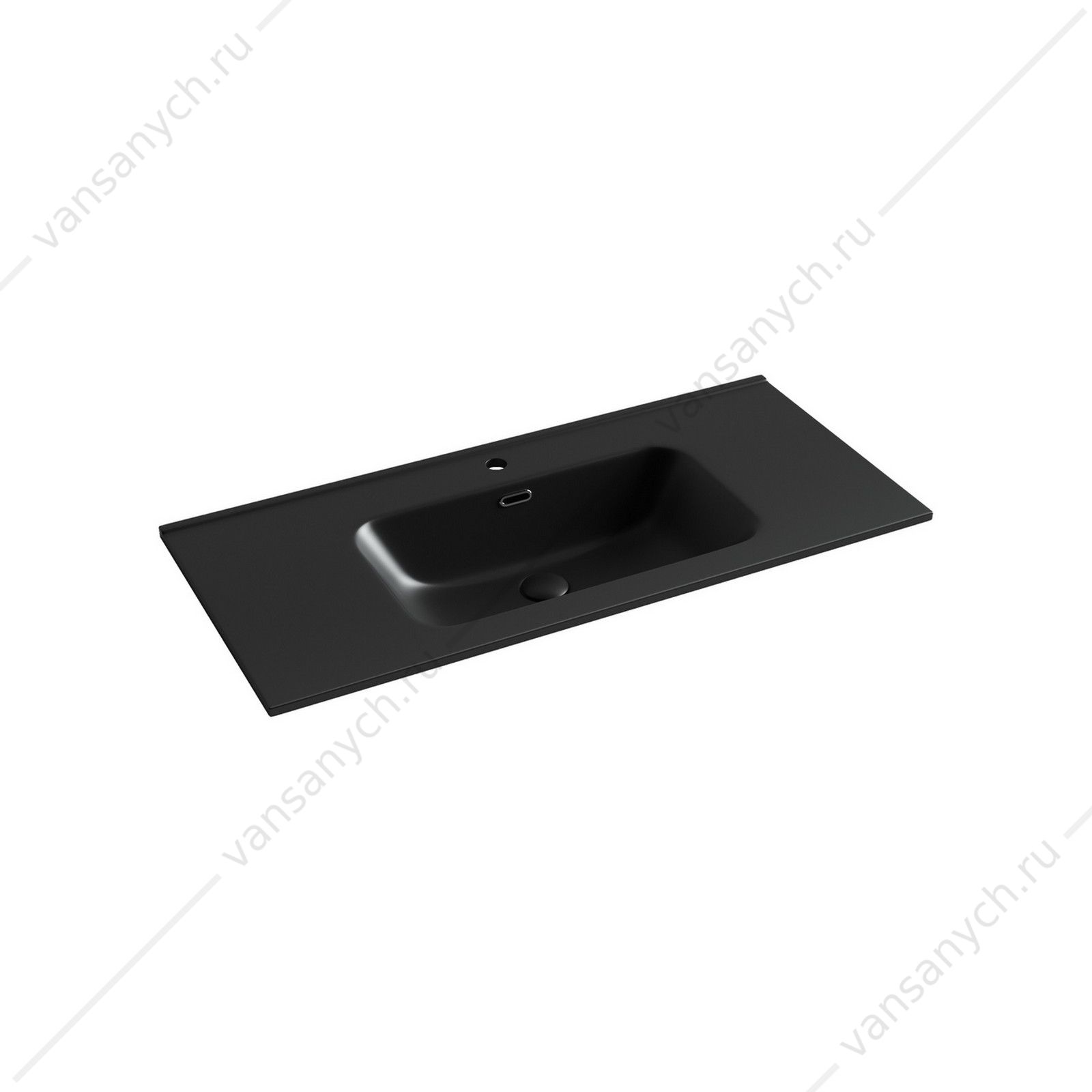 Раковина мебельная 101 SANCOS ELEMENT 101х18 Черный матовый CN7003MB CERAMICA NOVA (Италия) купить в Тюмени (Ван Саныч™)