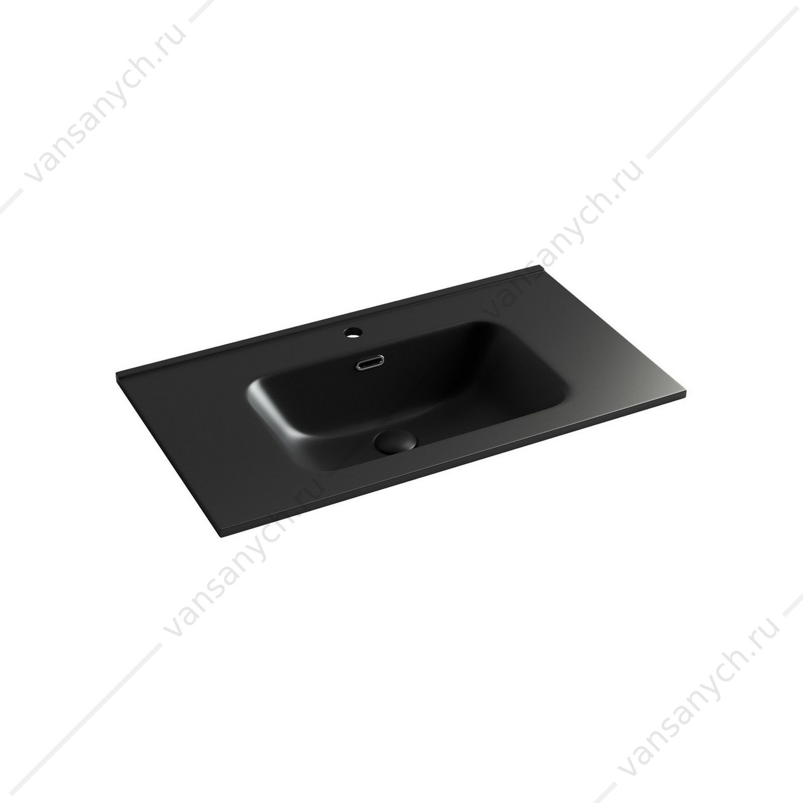 Раковина мебельная 81 SANCOS ELEMENT 81х18 Черный матовый CN7005MB CERAMICA NOVA (Италия) купить в Тюмени (Ван Саныч™)