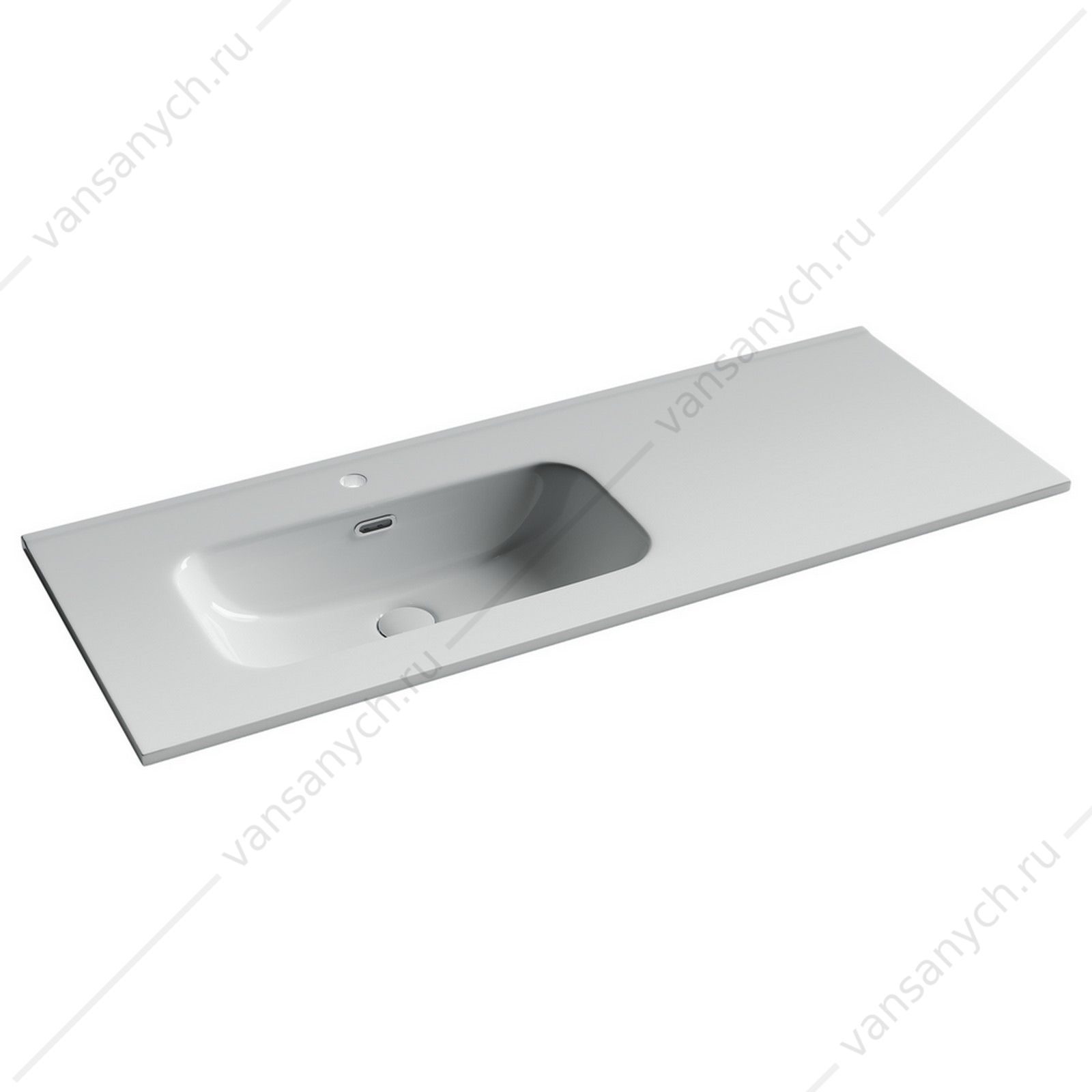 Раковина мебельная 121 SANCOS ELEMENT 121х18 Белый CN7006L CERAMICA NOVA (Италия) купить в Тюмени (Ван Саныч™)