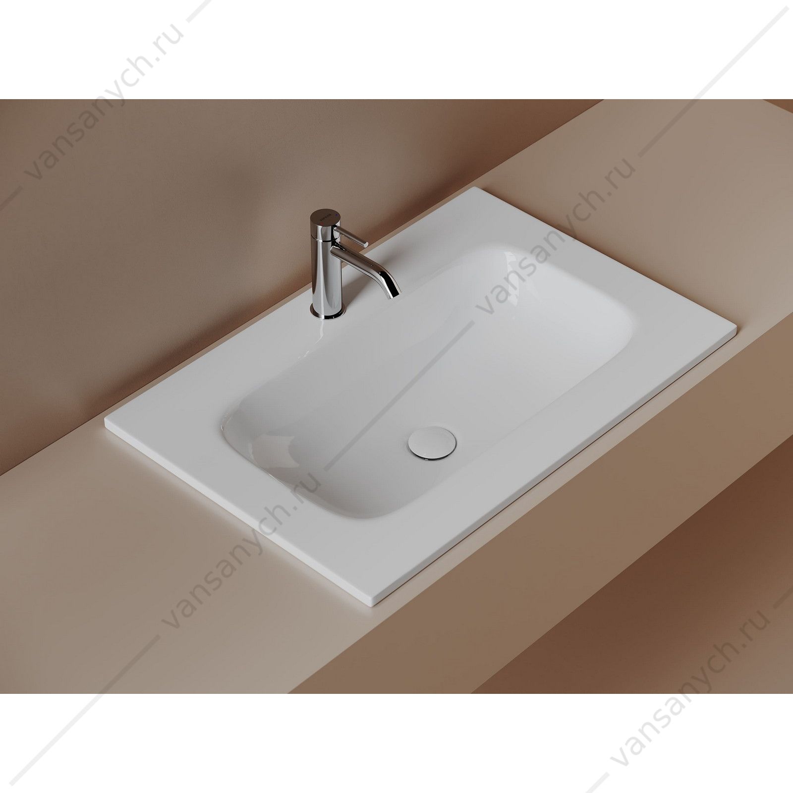 Раковина 71см Ceramica Nova GRACE CN7031 накладная белый CERAMICA NOVA (Италия) купить в Тюмени (Ван Саныч™)