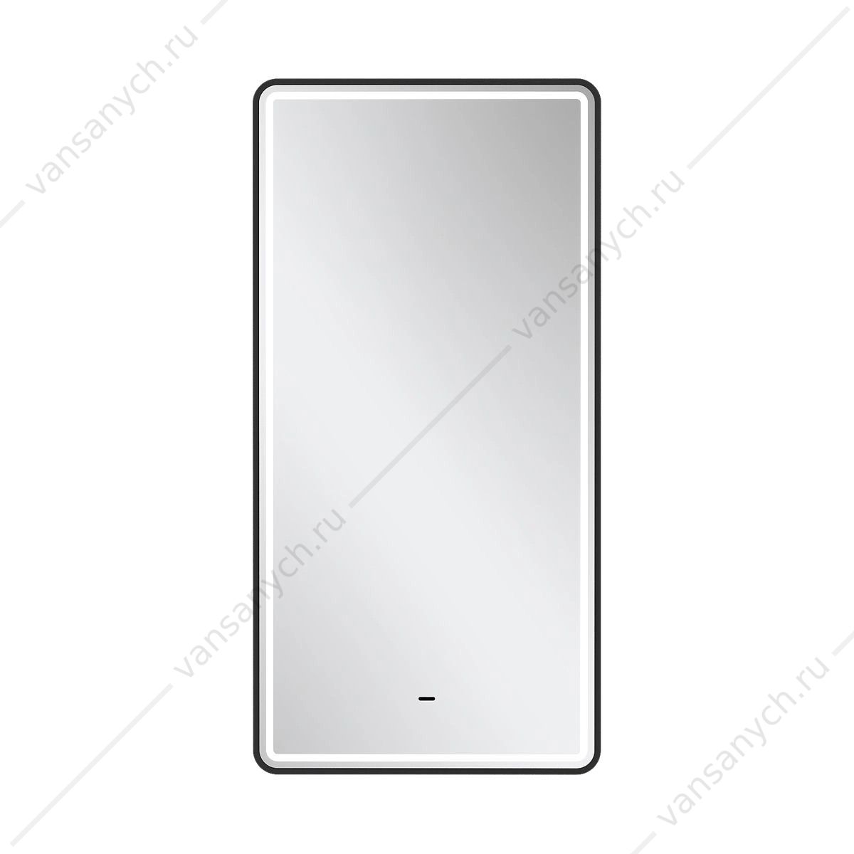 УТ000039740 Зеркало 50х90 с подсветкой EQUIL Stoune zkSTOUNE50-15, черный EQUIL (Россия) купить в Тюмени (Ван Саныч™)