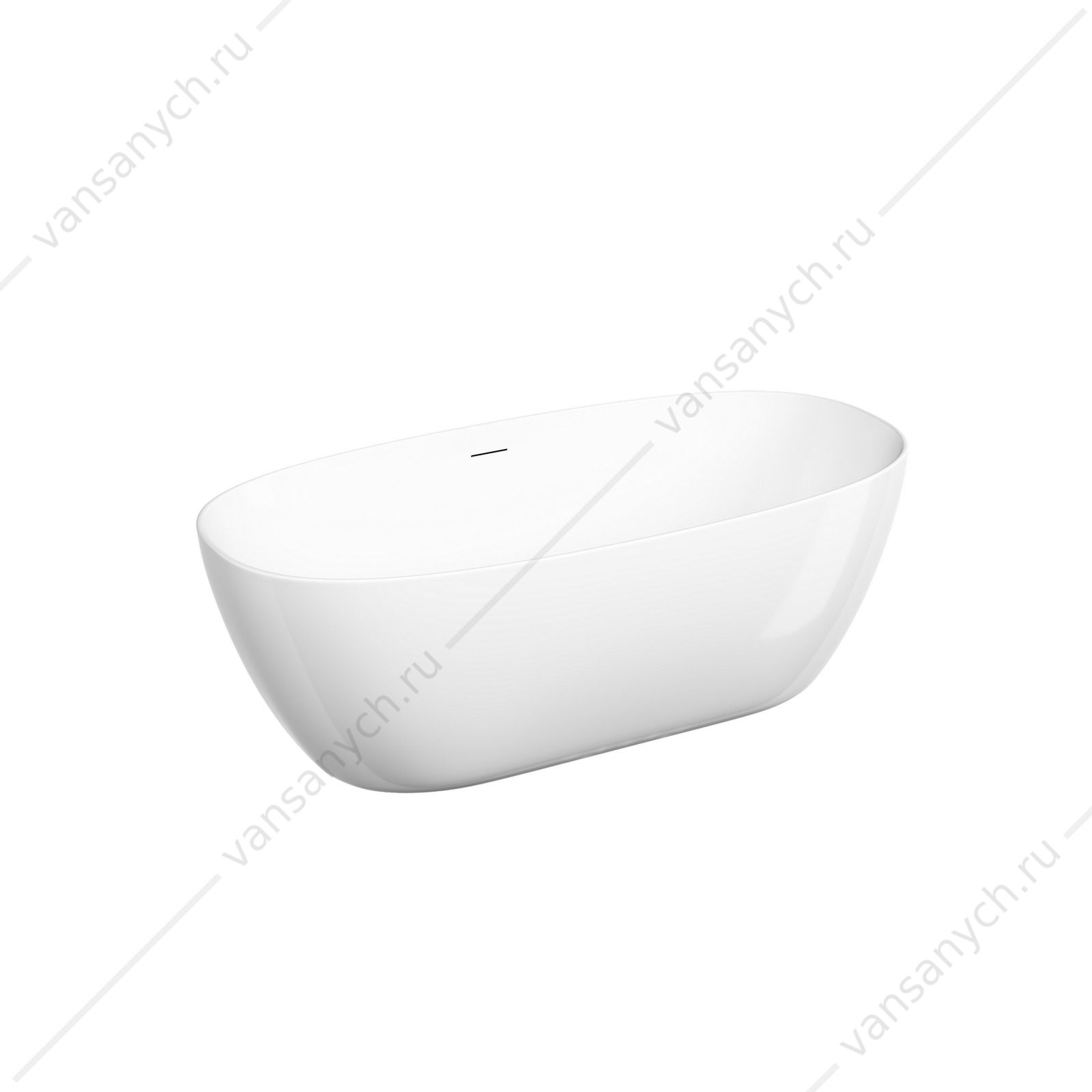 Ванна 170x80 Sancos Oval FB21 отдельностоящая овальная SANCOS (Италия) купить в Тюмени (Ван Саныч™)