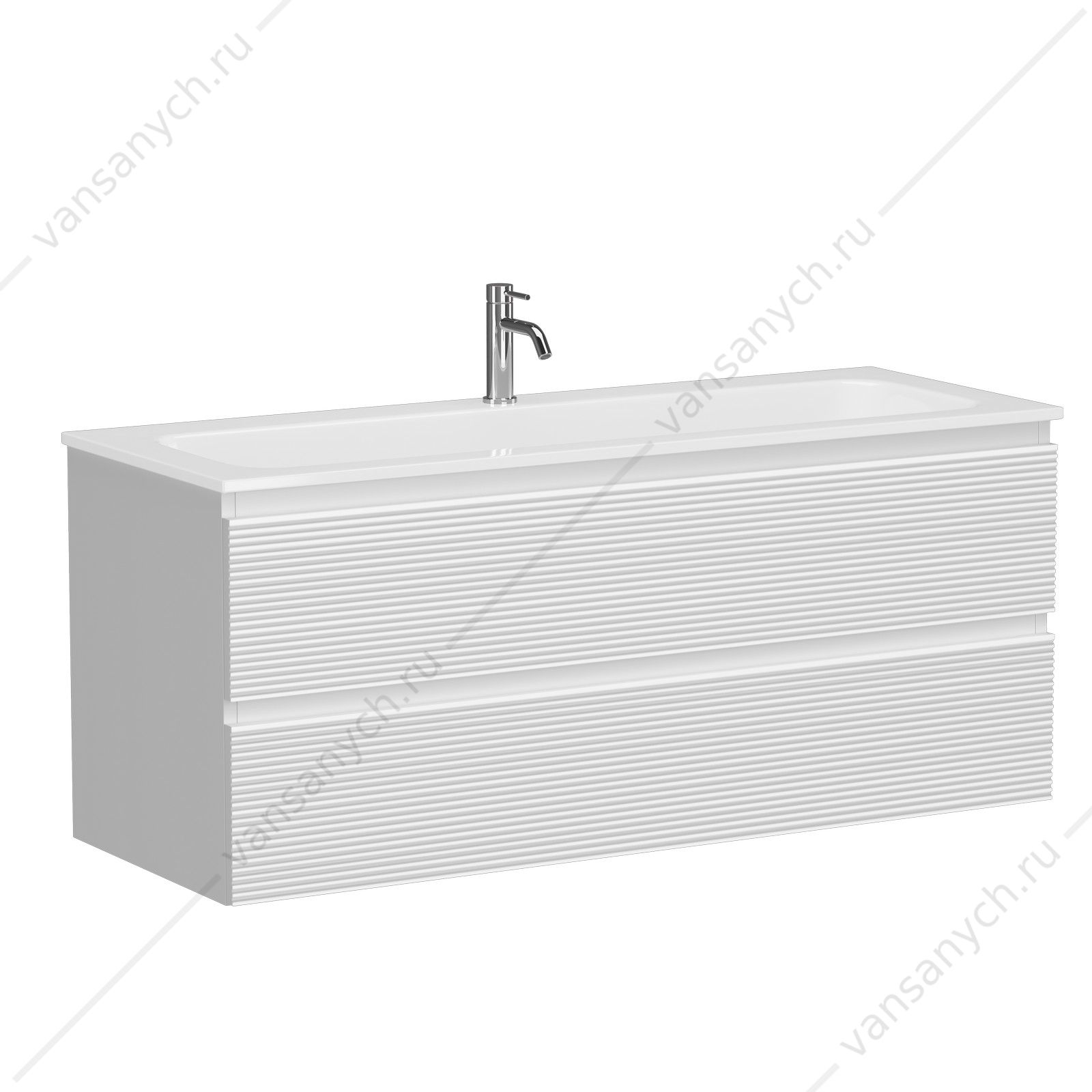 Тумба под раковину 120 подвесная SANCOS FOLK 119,5х50 Bianco FL120W SANCOS (Италия) купить в Тюмени (Ван Саныч™)