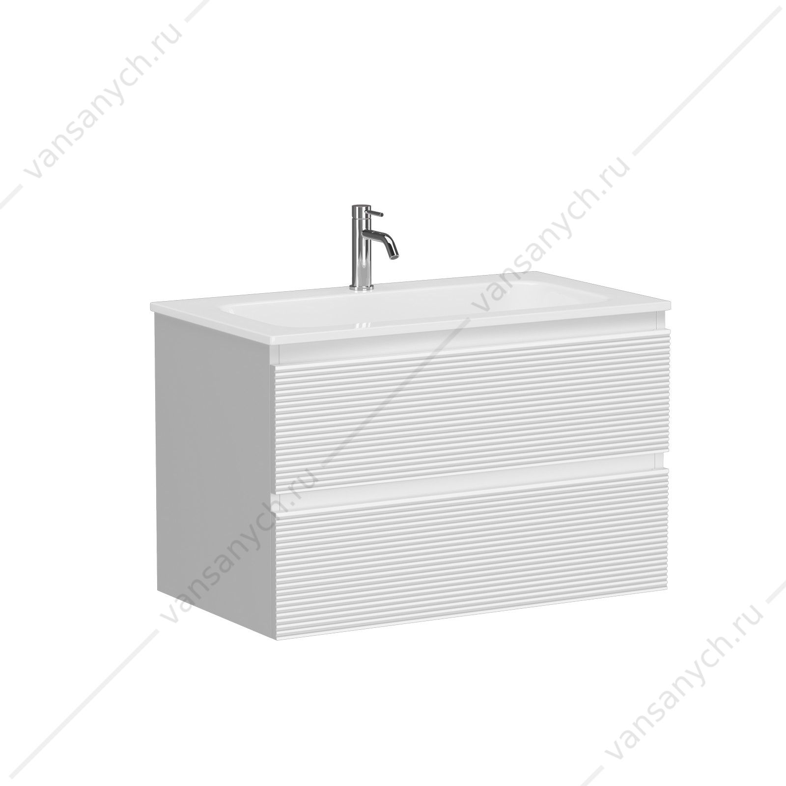 Тумба под раковину 80 подвесная SANCOS FOLK 79х50 Bianco FL80W SANCOS (Италия) купить в Тюмени (Ван Саныч™)