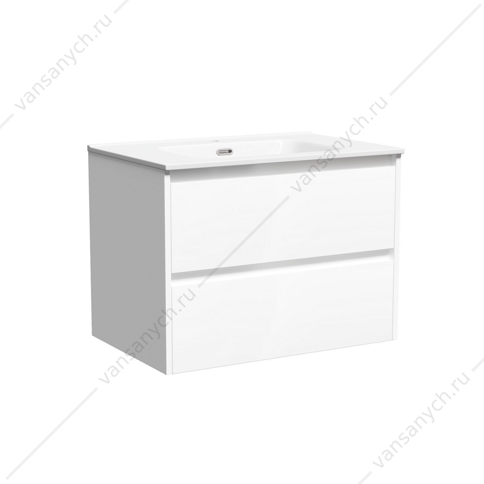Тумба под раковину 70 подвесная SANCOS Libra 69х50 Белый LB70W SANCOS (Италия) купить в Тюмени (Ван Саныч™)