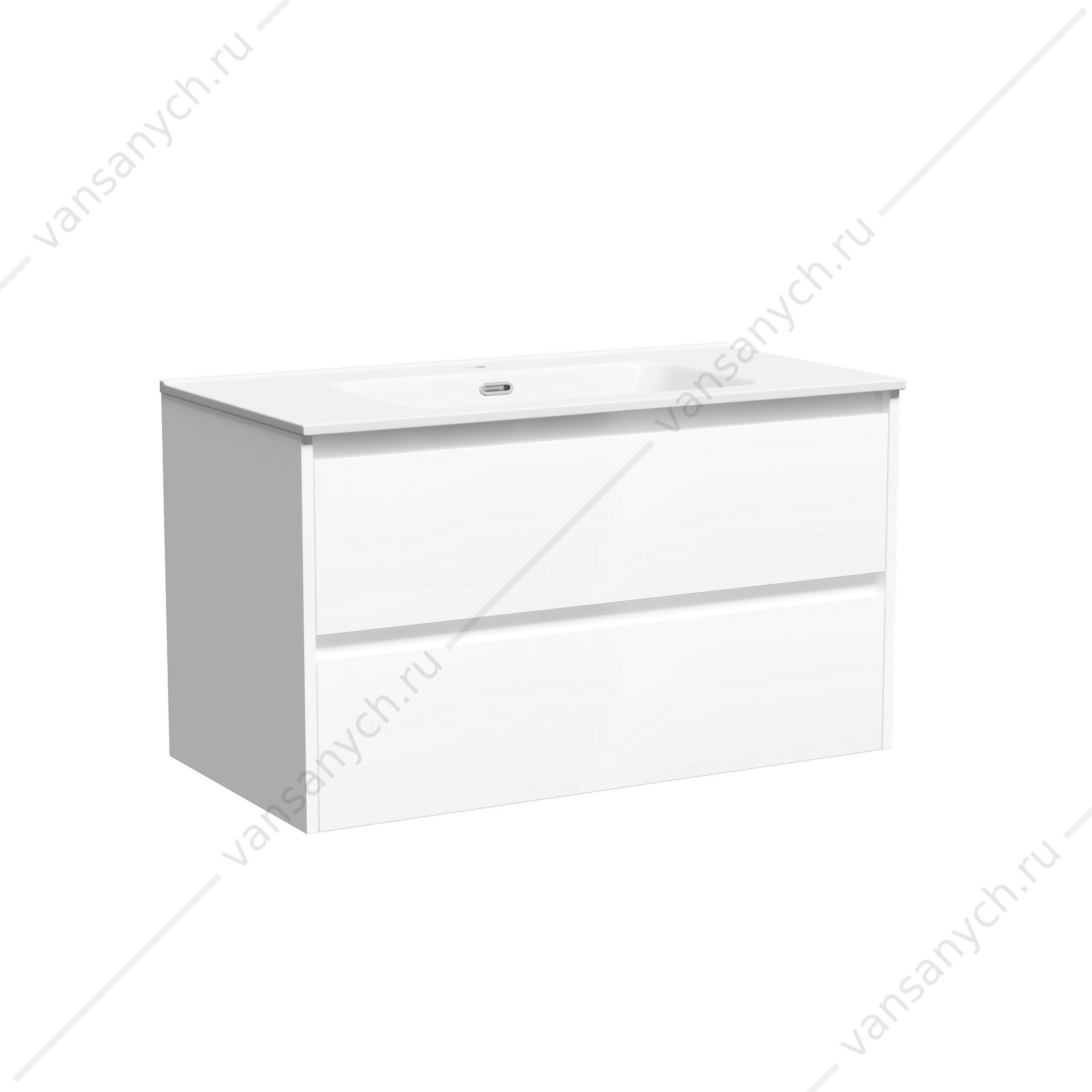 Тумба под раковину 90 подвесная SANCOS Libra 89х50 Белый LB90W SANCOS (Италия) купить в Тюмени (Ван Саныч™)