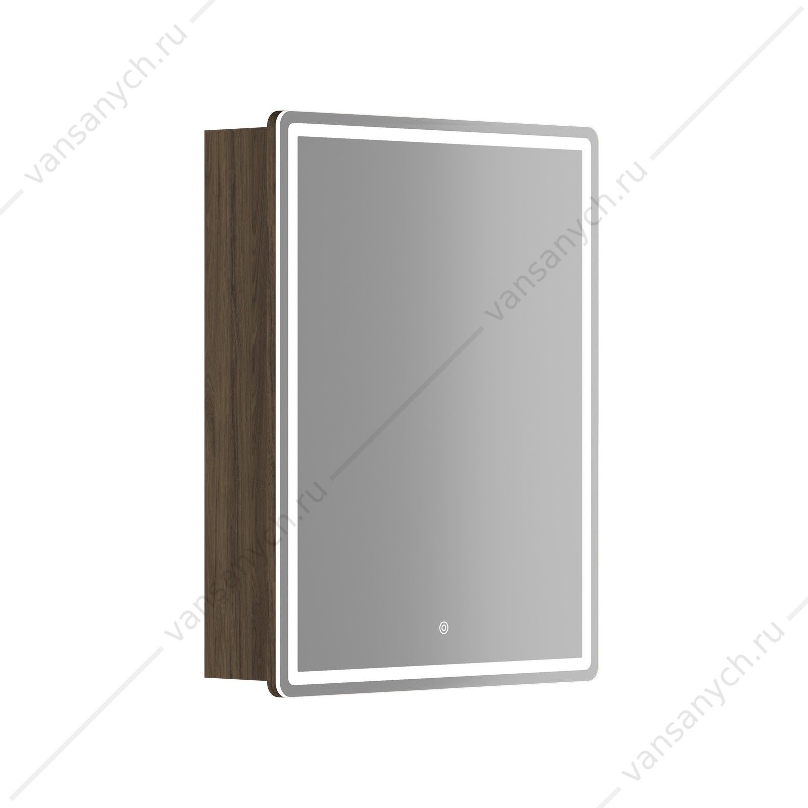 Зеркальный шкаф 59 SANCOS Mirror 59х74 Дуб чарльстон R, с подсветкой, сенсор, MI60ECH SANCOS (Италия) купить в Тюмени (Ван Саныч™)