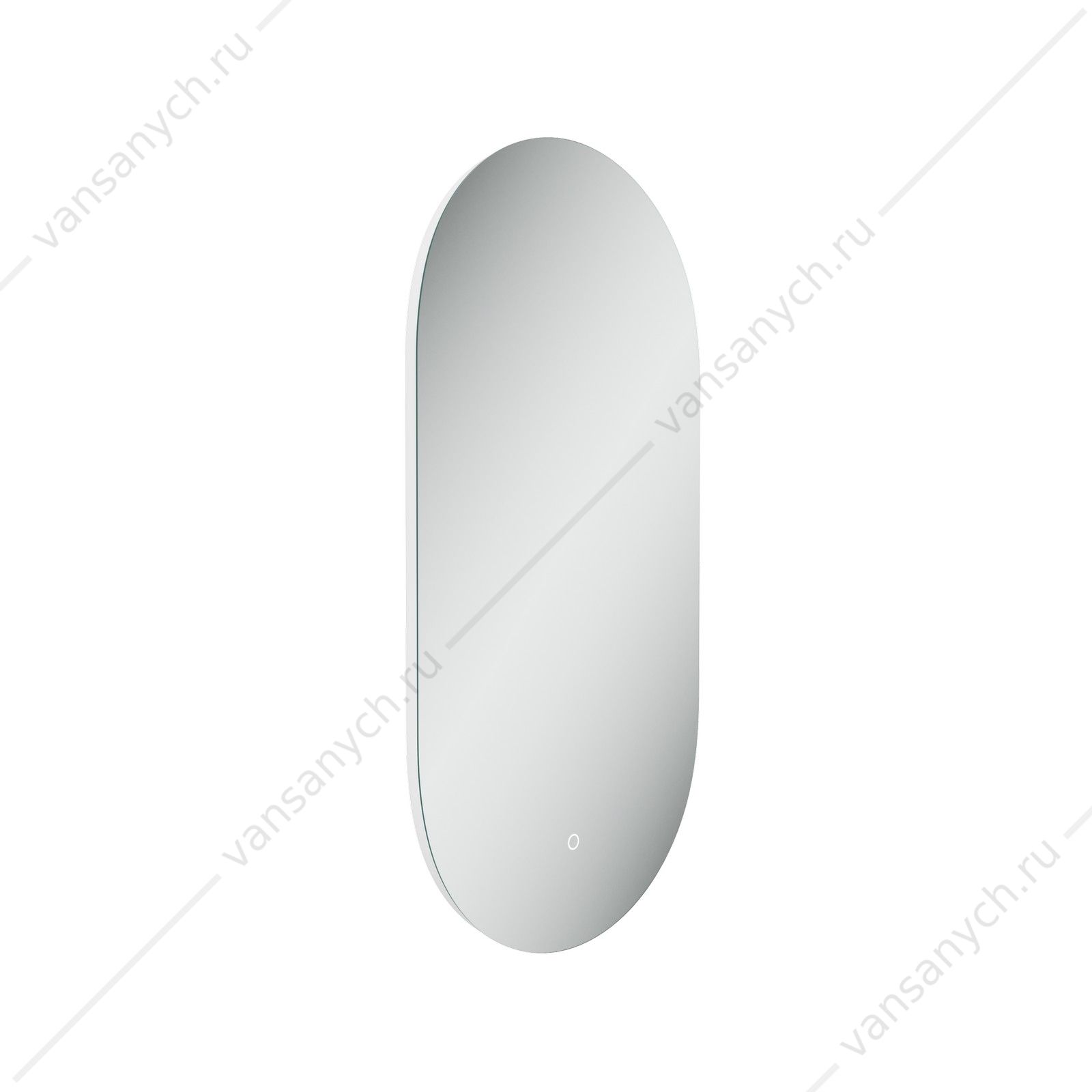Зеркало 45 овальное SANCOS Oval 45х90 с подсветкой, сенсор, OV45C SANCOS (Италия) купить в Тюмени (Ван Саныч™)