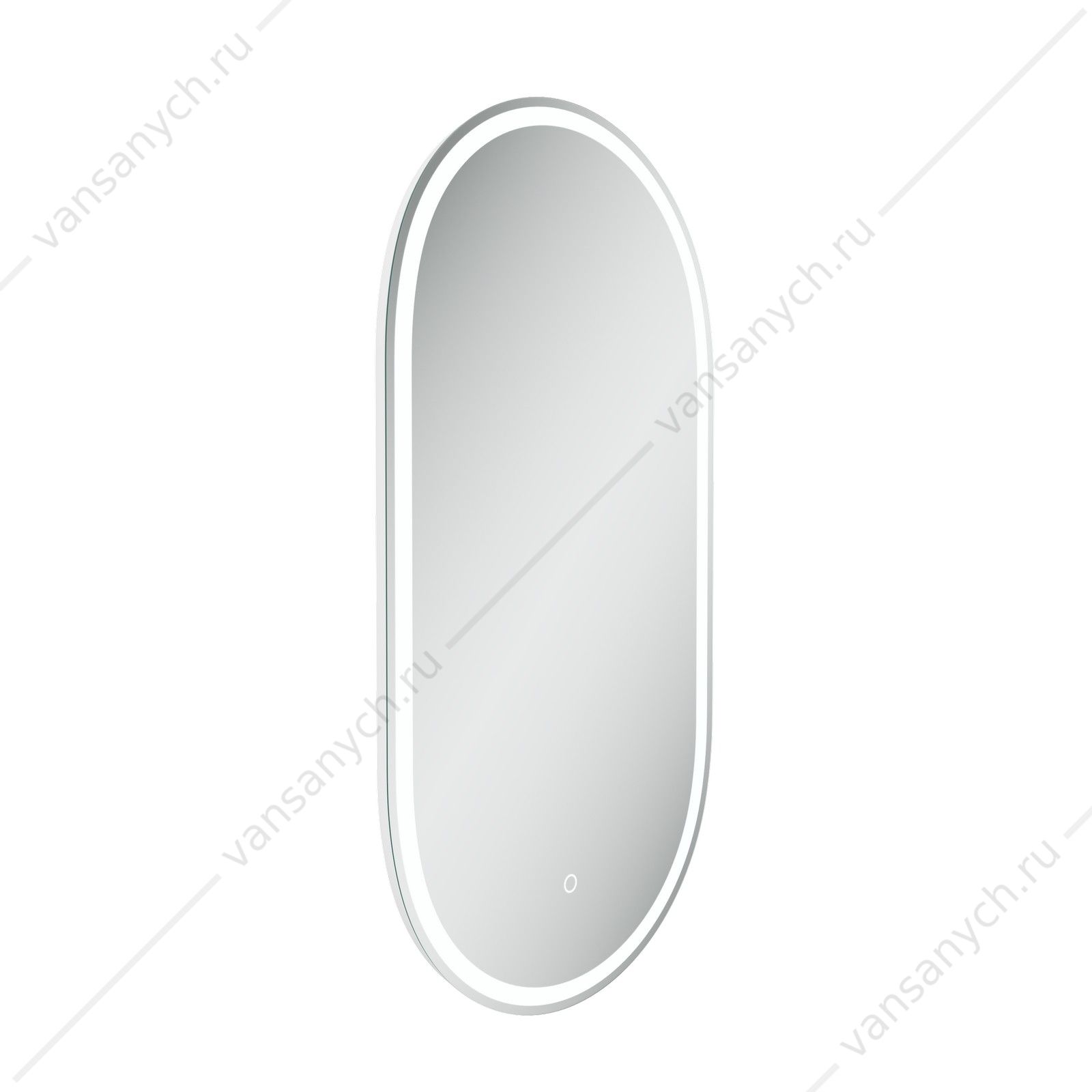 Зеркало 55 овальное SANCOS Oval 55х90 с подсветкой, сенсор, OV55F SANCOS (Италия) купить в Тюмени (Ван Саныч™)