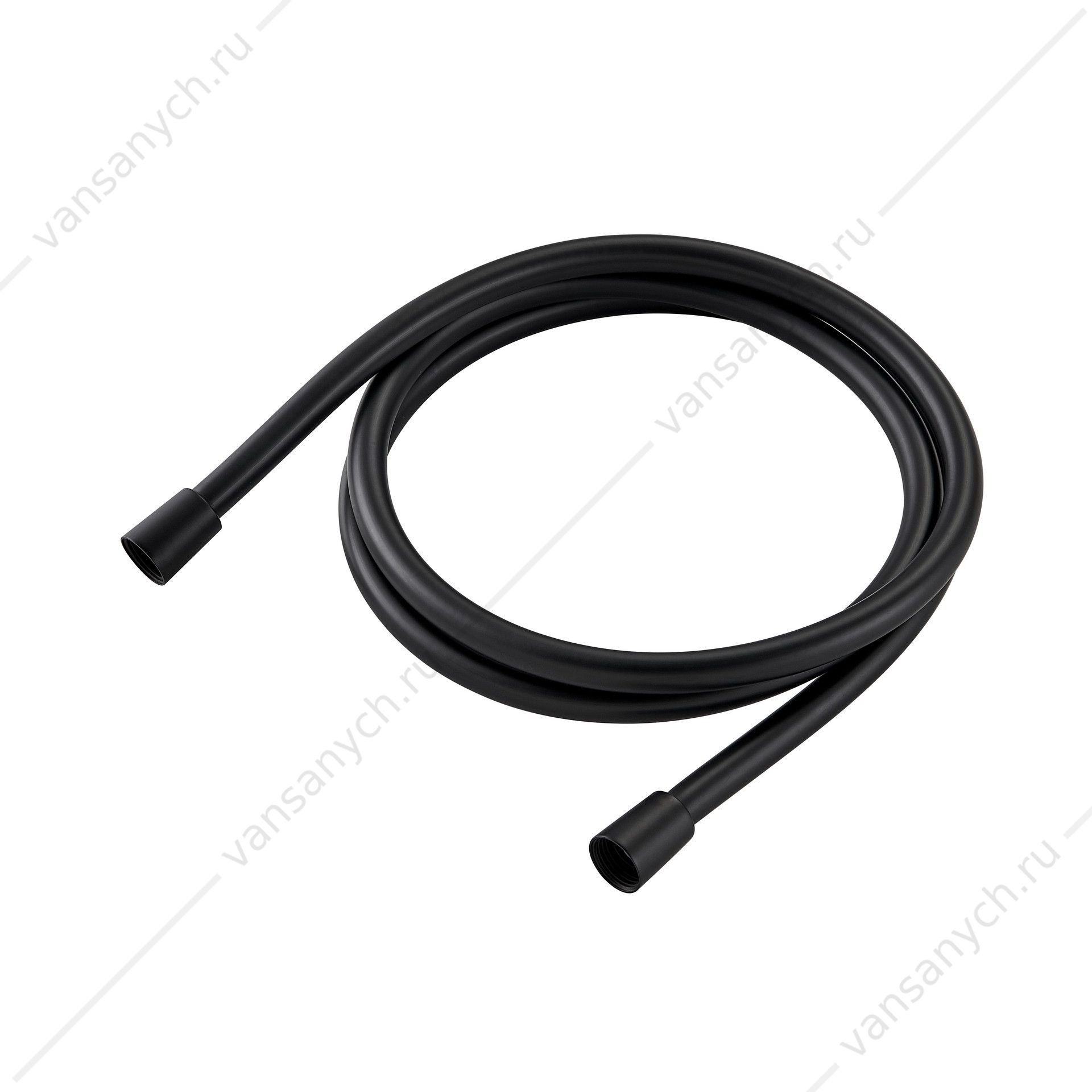 Душевой шланг 200см черный Sancos SC5002MB  SANCOS (Италия) купить в Тюмени (Ван Саныч™)