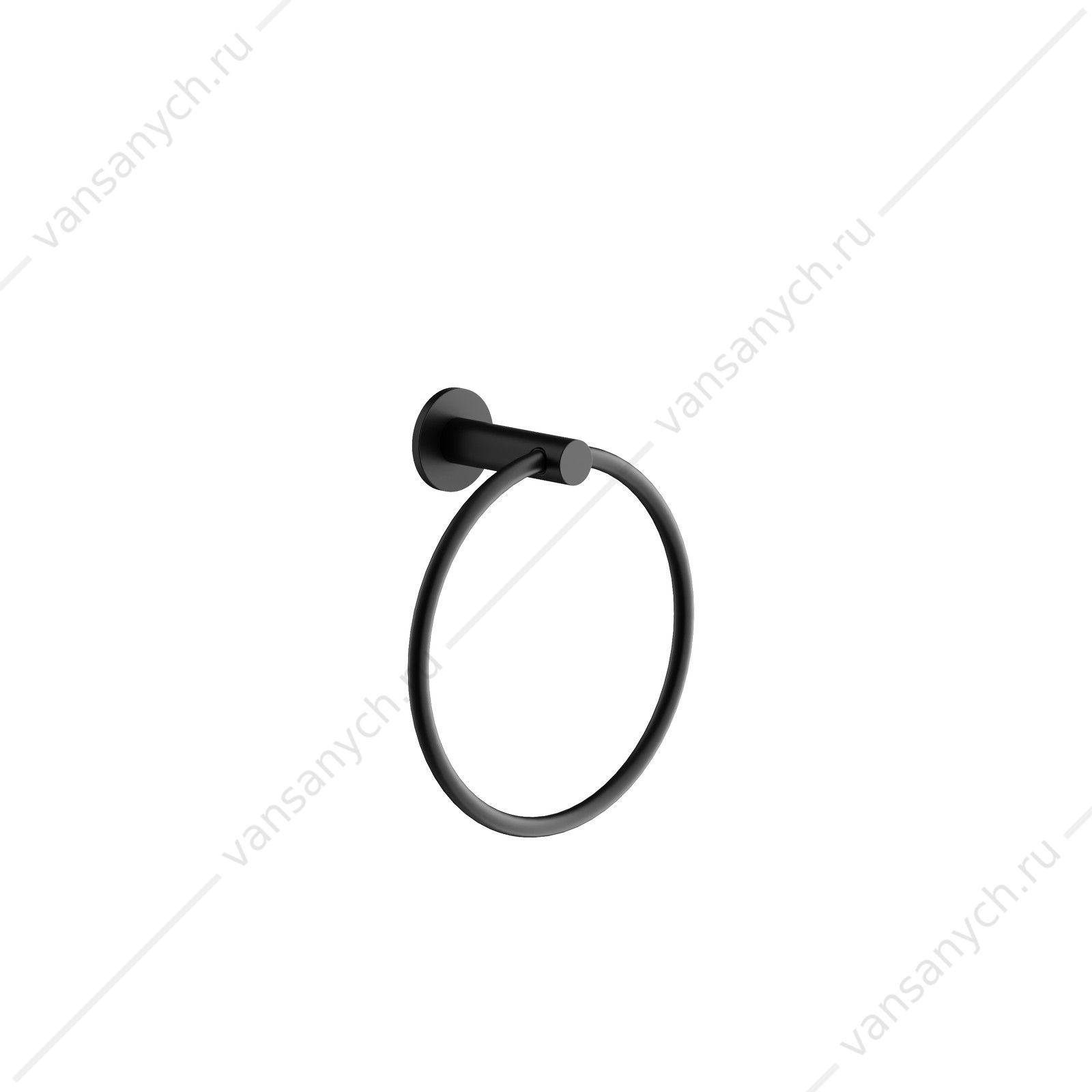 Полотенцедержатель Sancos Base SC9029MB, черный, настенный SANCOS (Италия) купить в Тюмени (Ван Саныч™)