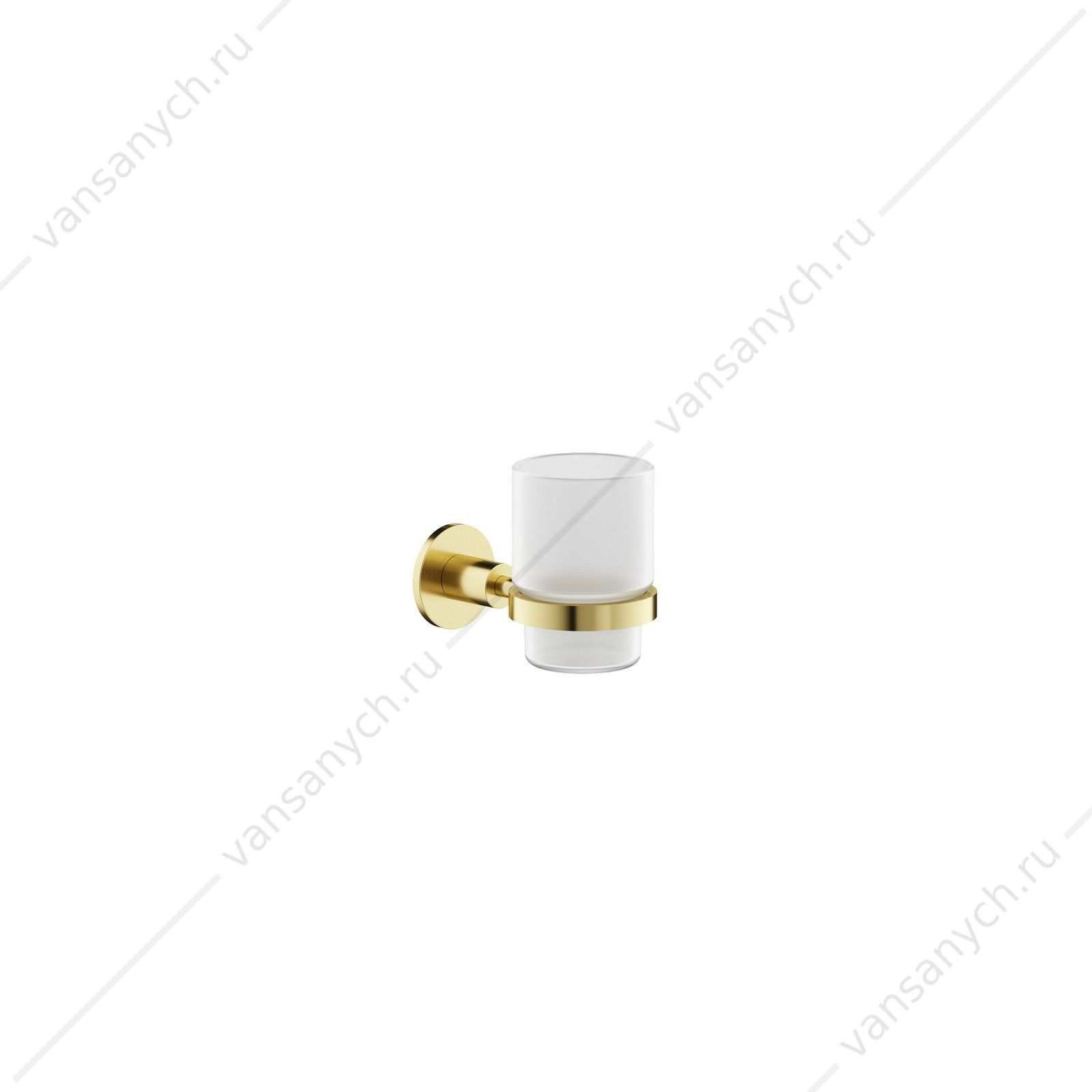 Стакан Sancos Base SC9030BG, золото брашированное, настенный SANCOS (Италия) купить в Тюмени (Ван Саныч™)