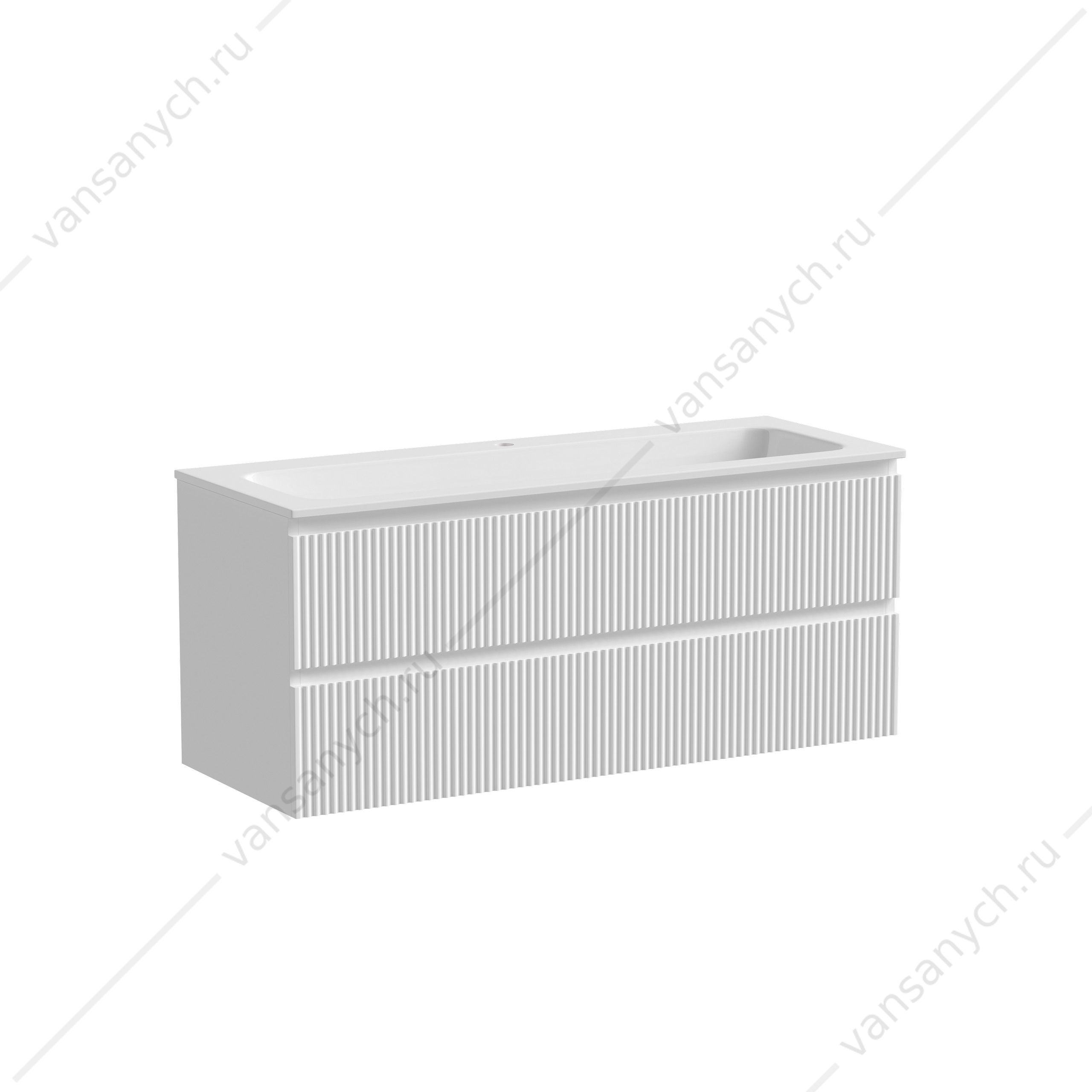 Тумба под раковину 120 подвесная SANCOS SNOB R 119,5х50 Bianco SNR120W SANCOS (Италия) купить в Тюмени (Ван Саныч™)