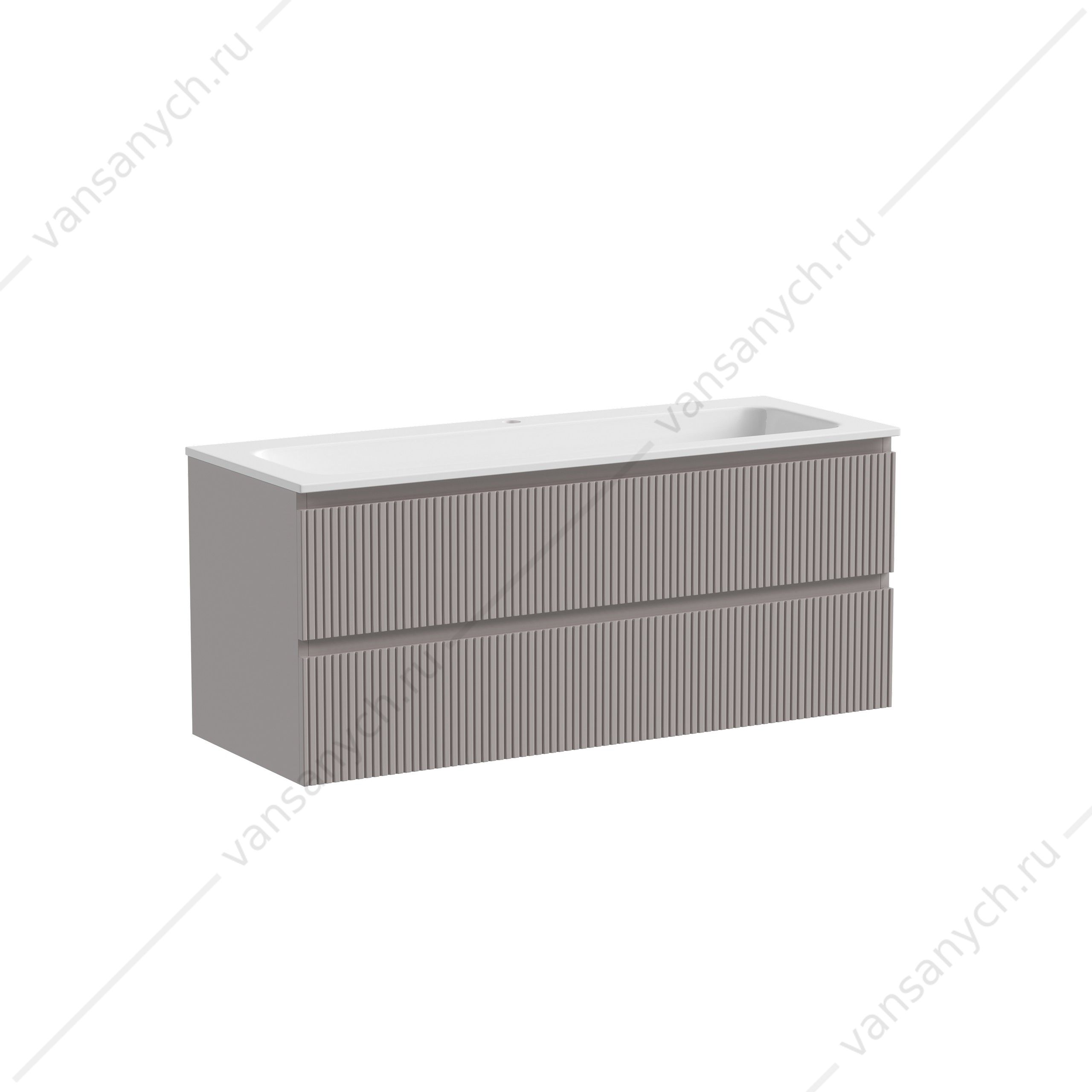 Тумба под раковину 120 подвесная SANCOS SNOB T 119,5х50 Doha Soft SNT120SM SANCOS (Италия) купить в Тюмени (Ван Саныч™)