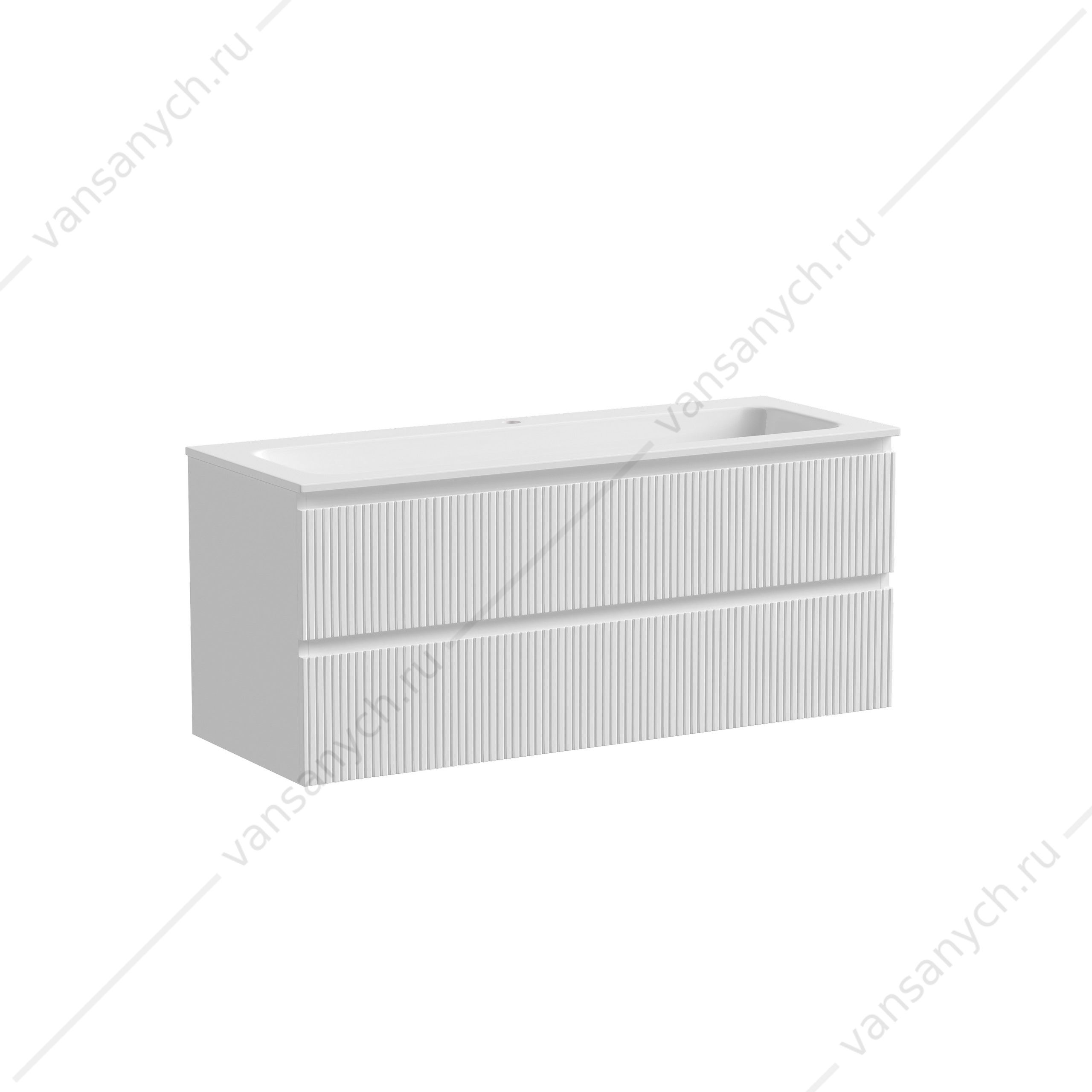 Тумба под раковину 120 подвесная SANCOS SNOB T 119,5х50 Bianco SNT120W SANCOS (Италия) купить в Тюмени (Ван Саныч™)