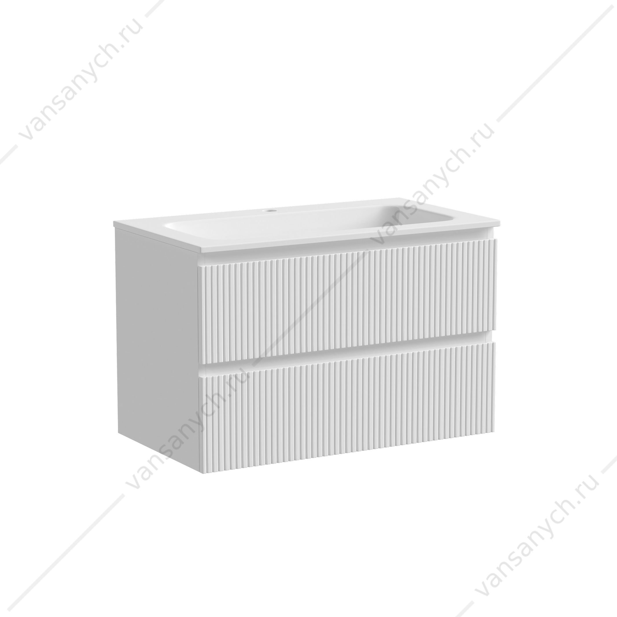 Тумба под раковину 80 подвесная SANCOS SNOB T 79х50 Bianco SNT80W SANCOS (Италия) купить в Тюмени (Ван Саныч™)