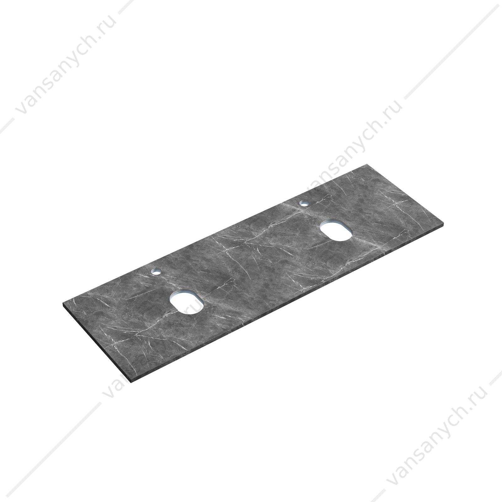 Столешница для тумбы 140 керамогранит SANCOS 140х2, 1 Black Sky TT140A1X SANCOS (Италия) купить в Тюмени (Ван Саныч™)