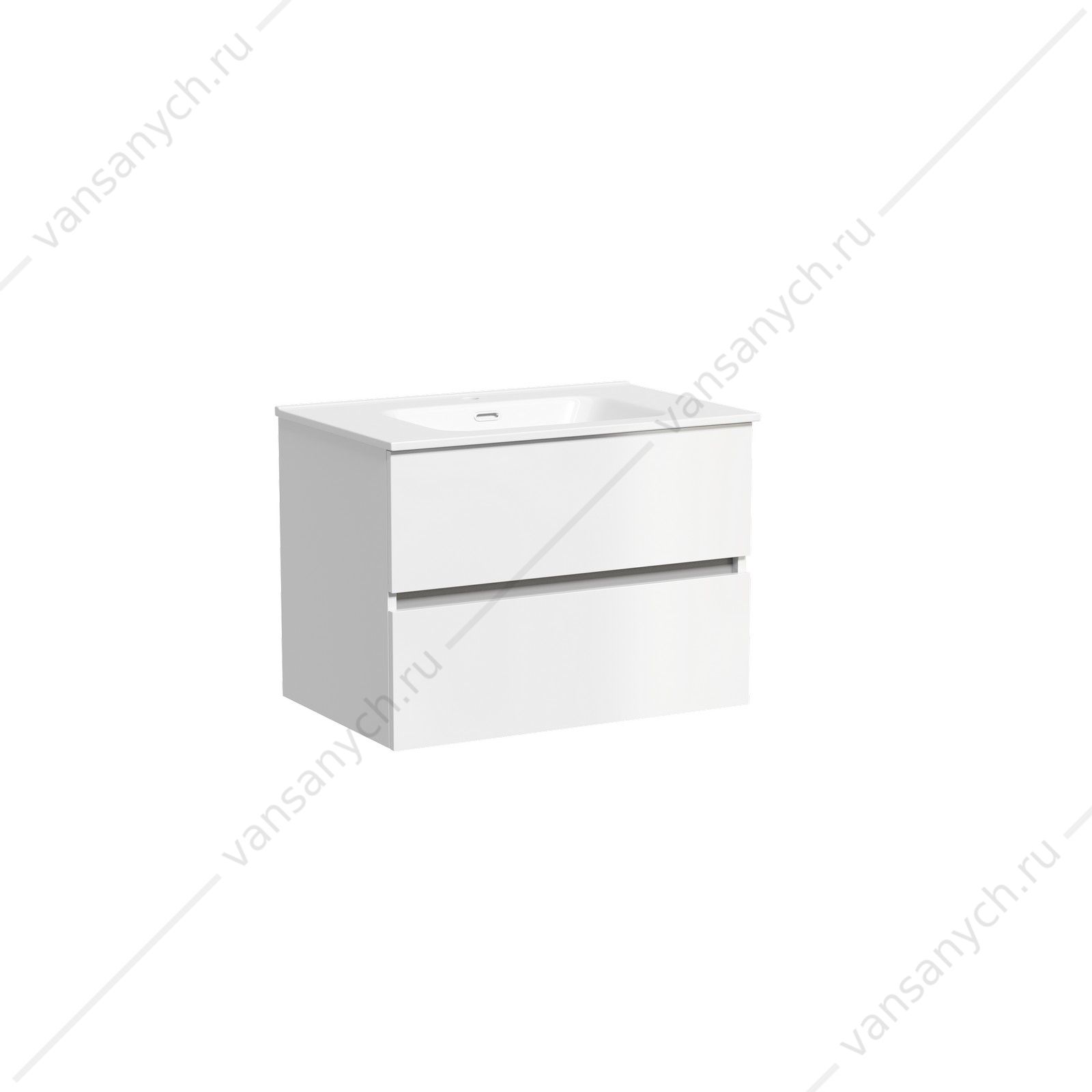 Тумба под раковину 70 подвесная SANCOS Urban 69х55 Белый UR70W SANCOS (Италия) купить в Тюмени (Ван Саныч™)