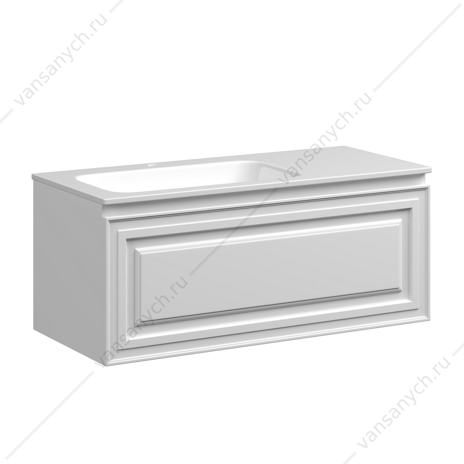 Тумба под раковину 100 подвесная SANCOS Very 99,5х40, 6 Bianco VR100LW SANCOS (Италия) купить в Тюмени (Ван Саныч™)