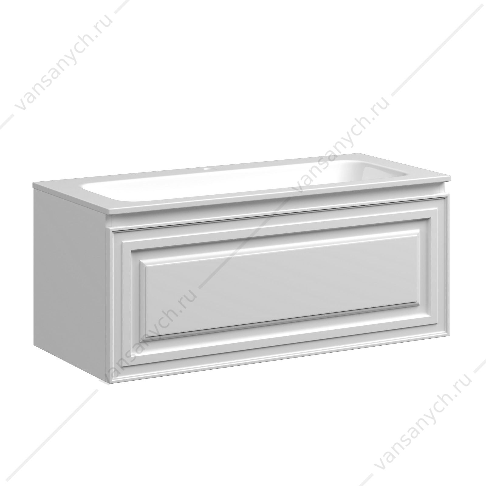 Тумба под раковину 100 подвесная SANCOS Very 99,5х40, 6 Bianco VR100W SANCOS (Италия) купить в Тюмени (Ван Саныч™)