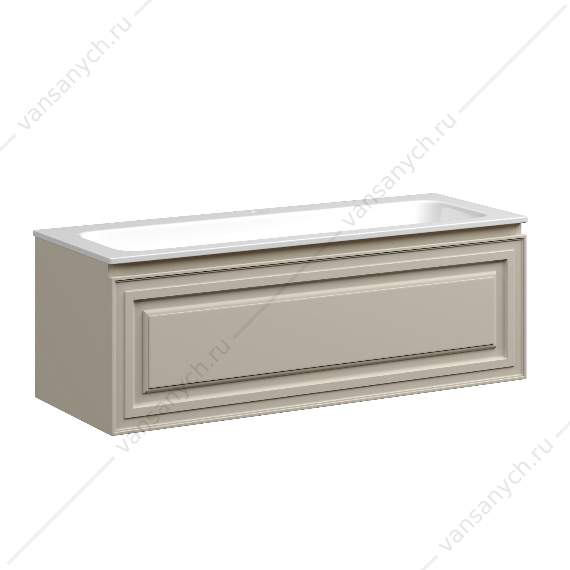 Тумба под раковину 120 подвесная SANCOS Very 119,5х40, 6 Beige Soft VR120CE SANCOS (Италия) купить в Тюмени (Ван Саныч™)