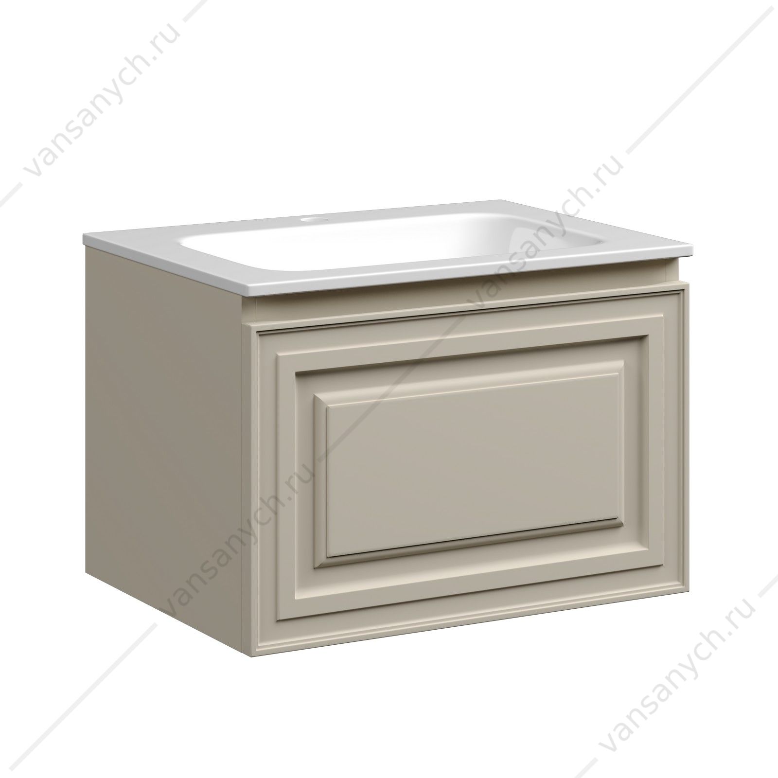 Тумба под раковину 60 подвесная SANCOS Very 59х40, 6 Beige Soft VR60CE SANCOS (Италия) купить в Тюмени (Ван Саныч™)