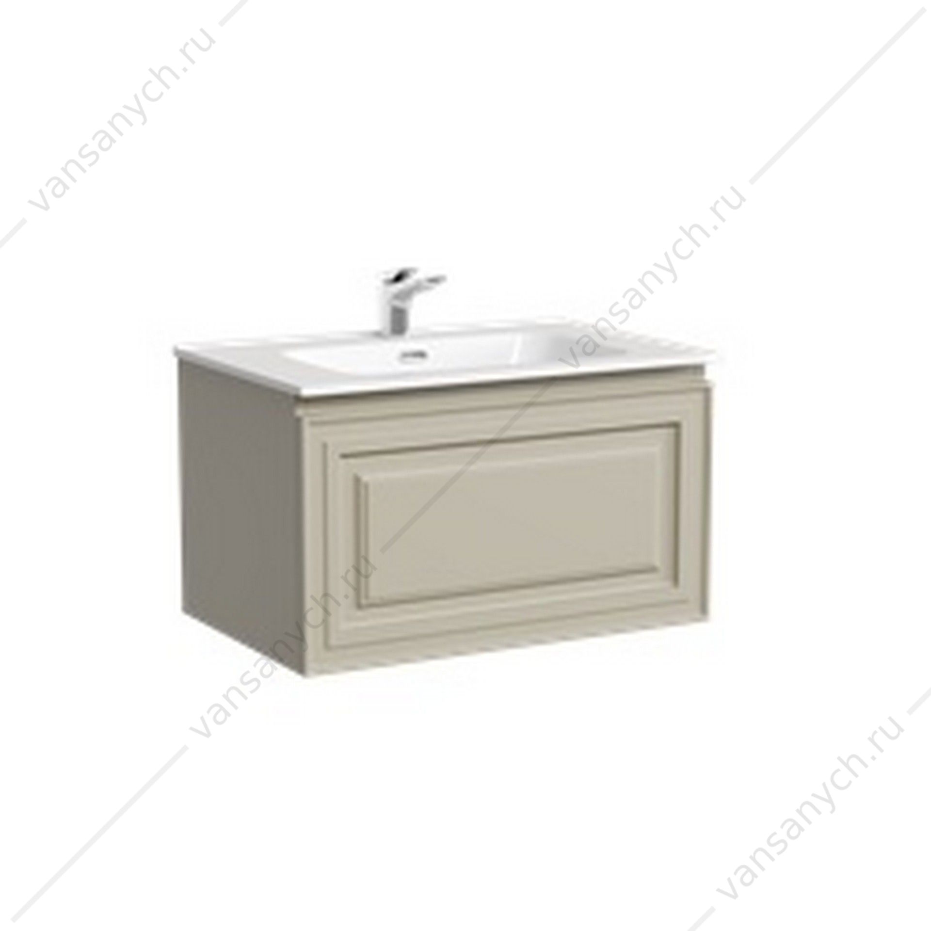 Тумба под раковину 70 подвесная SANCOS Very 69х40, 6 Beige Soft VR70CE SANCOS (Италия) купить в Тюмени (Ван Саныч™)