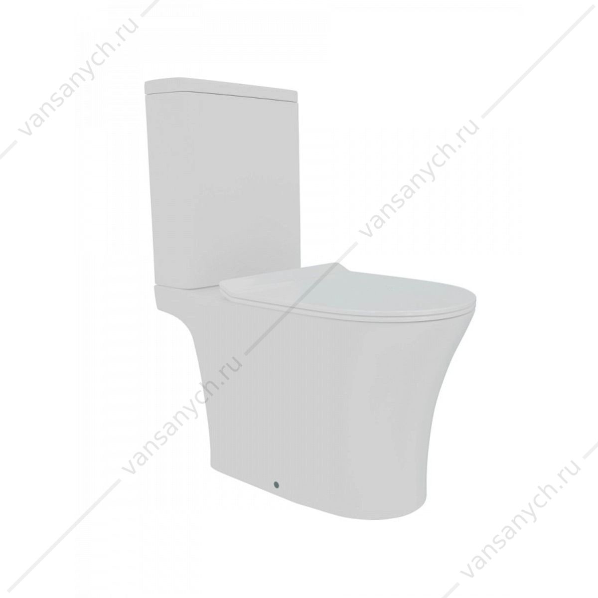 УТ000038975 Унитаз безободковый Торнадо Watersense Belinda Pro Vortex W00120 микролифт напольный  Watersense (Италия/Китай) купить в Тюмени (Ван Саныч™)