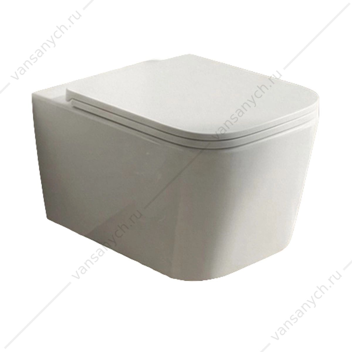 Т000039116 Унитаз безободковый торнадо Watersense Eva Vortex W01831 микролифт подвесной  Watersense (Италия/Китай) купить в Тюмени (Ван Саныч™)