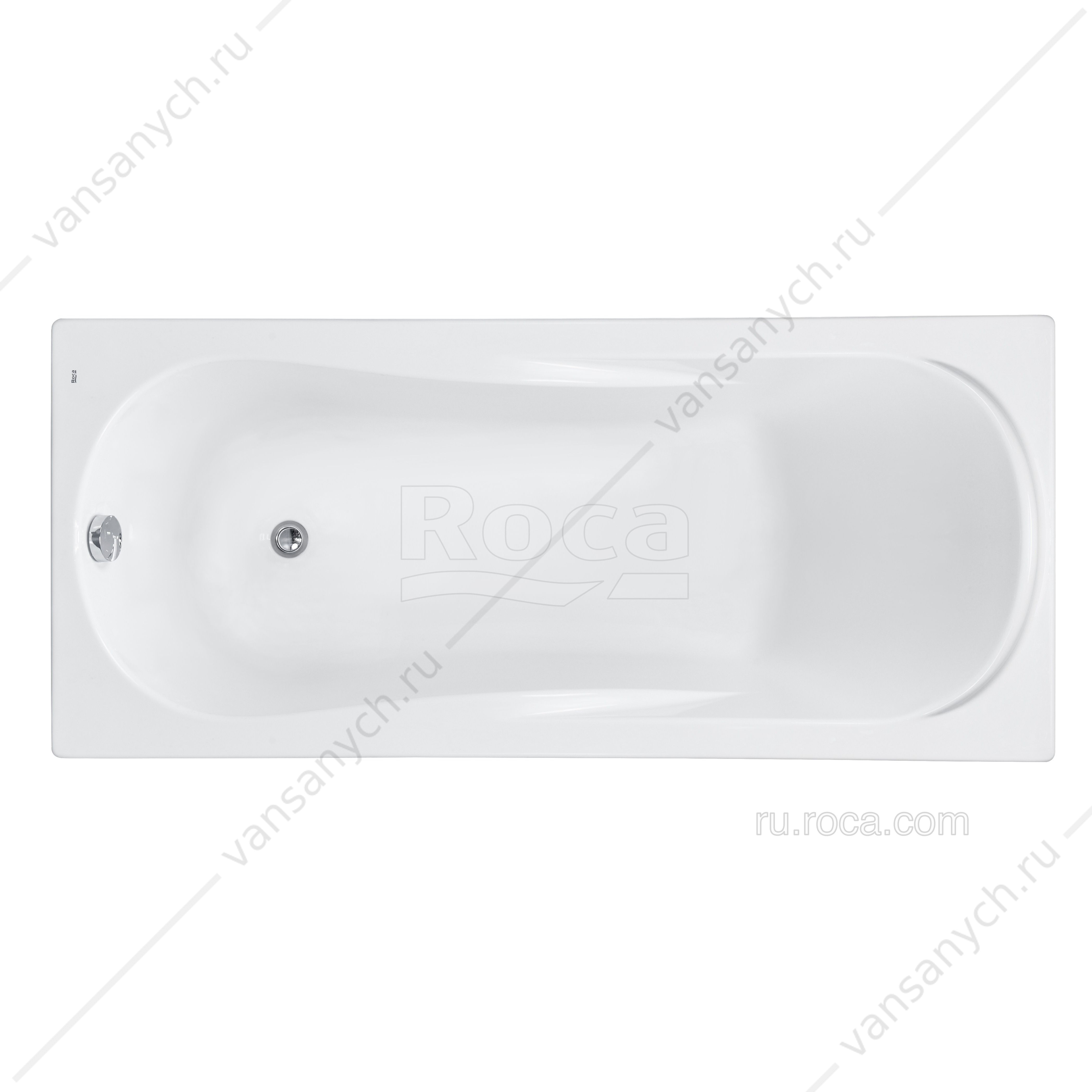 78 Акриловая ванна Uno 160х75 прямоугольная ZRU9302869 Roca (Испания) купить в Тюмени (Ван Саныч™)